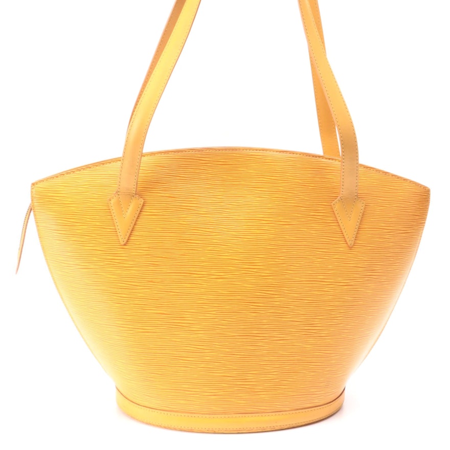 Louis Vuitton St. Jacques GM Bag in Tassil Yellow Epi Leather