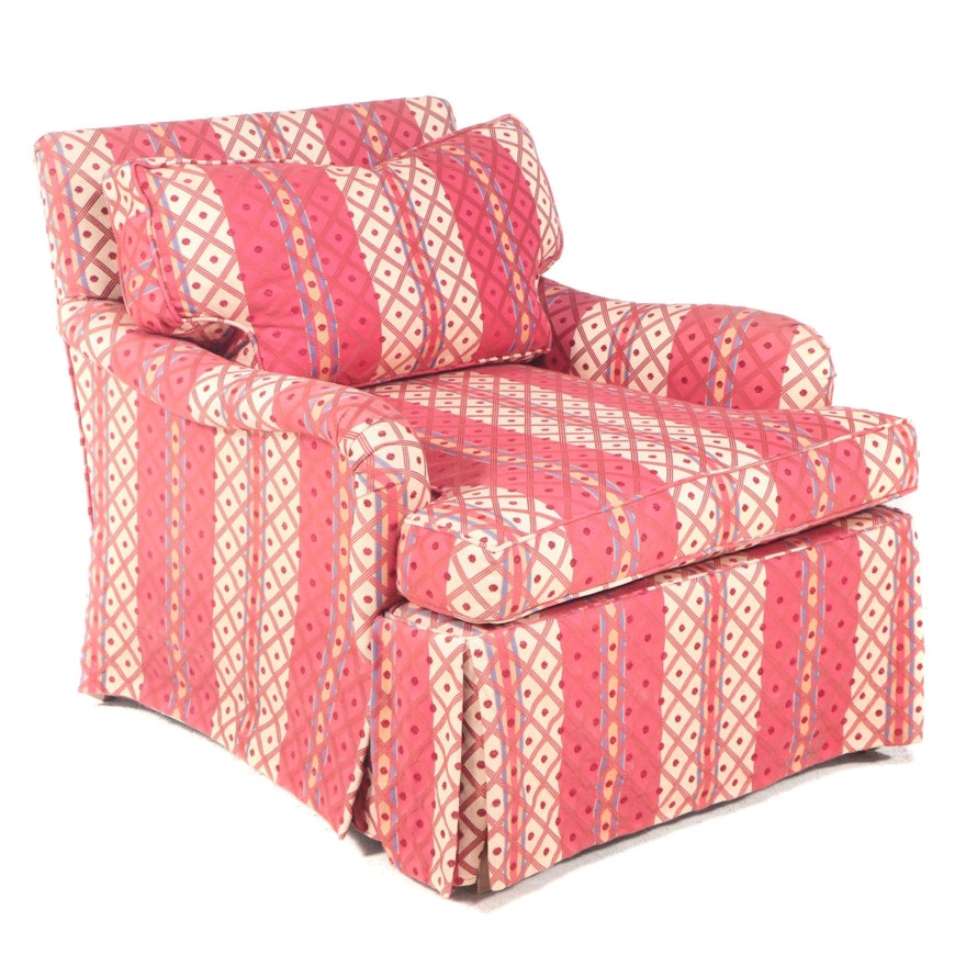 Custom-Upholstered Easy Armchair