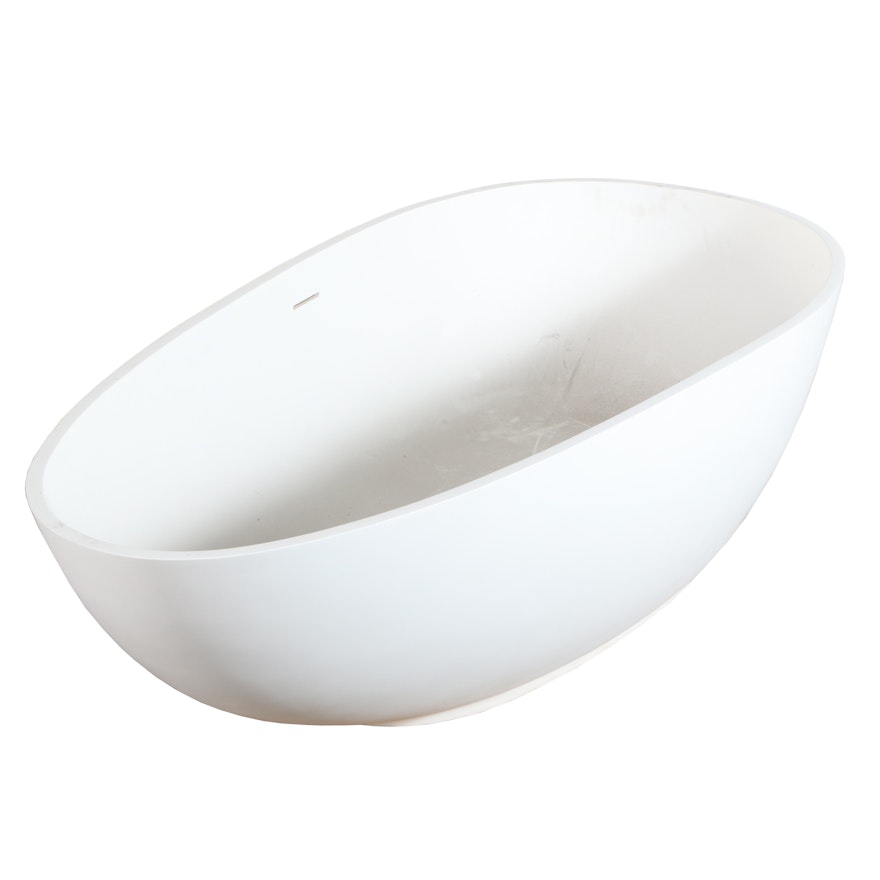 Composite Ovoid Freestanding Tub