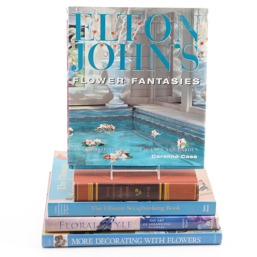 "Elton John's Flower Fantasies" by Caroline Cass and More Art and Design Books