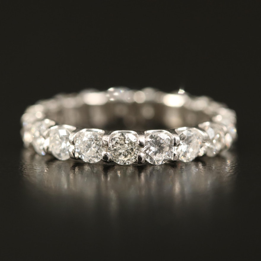 Platinum 2.68 CTW Diamond Eternity Band