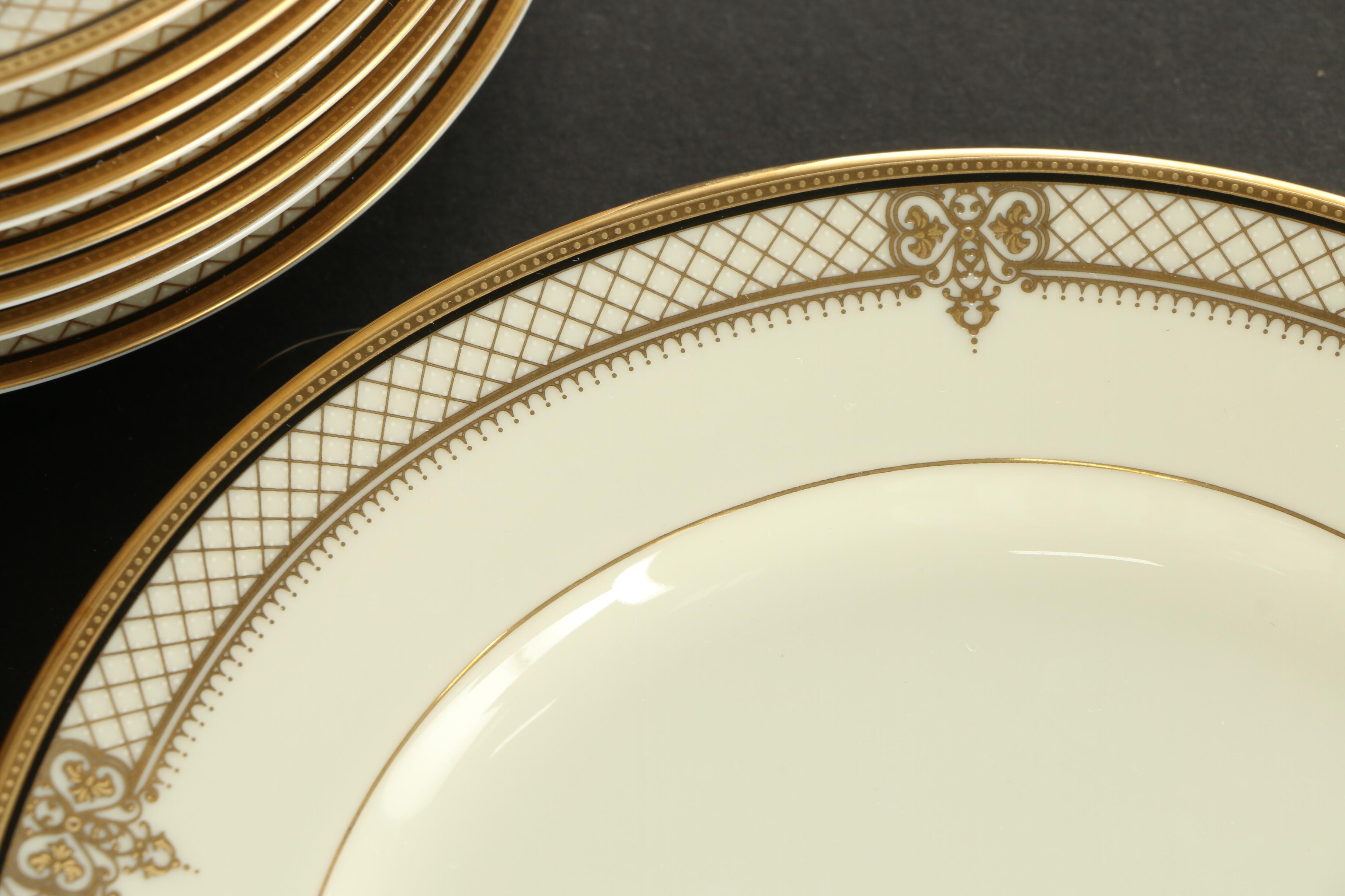 Mikasa "Regal Court" Porcelain Dinnerware and Flatware, Late 20th Century