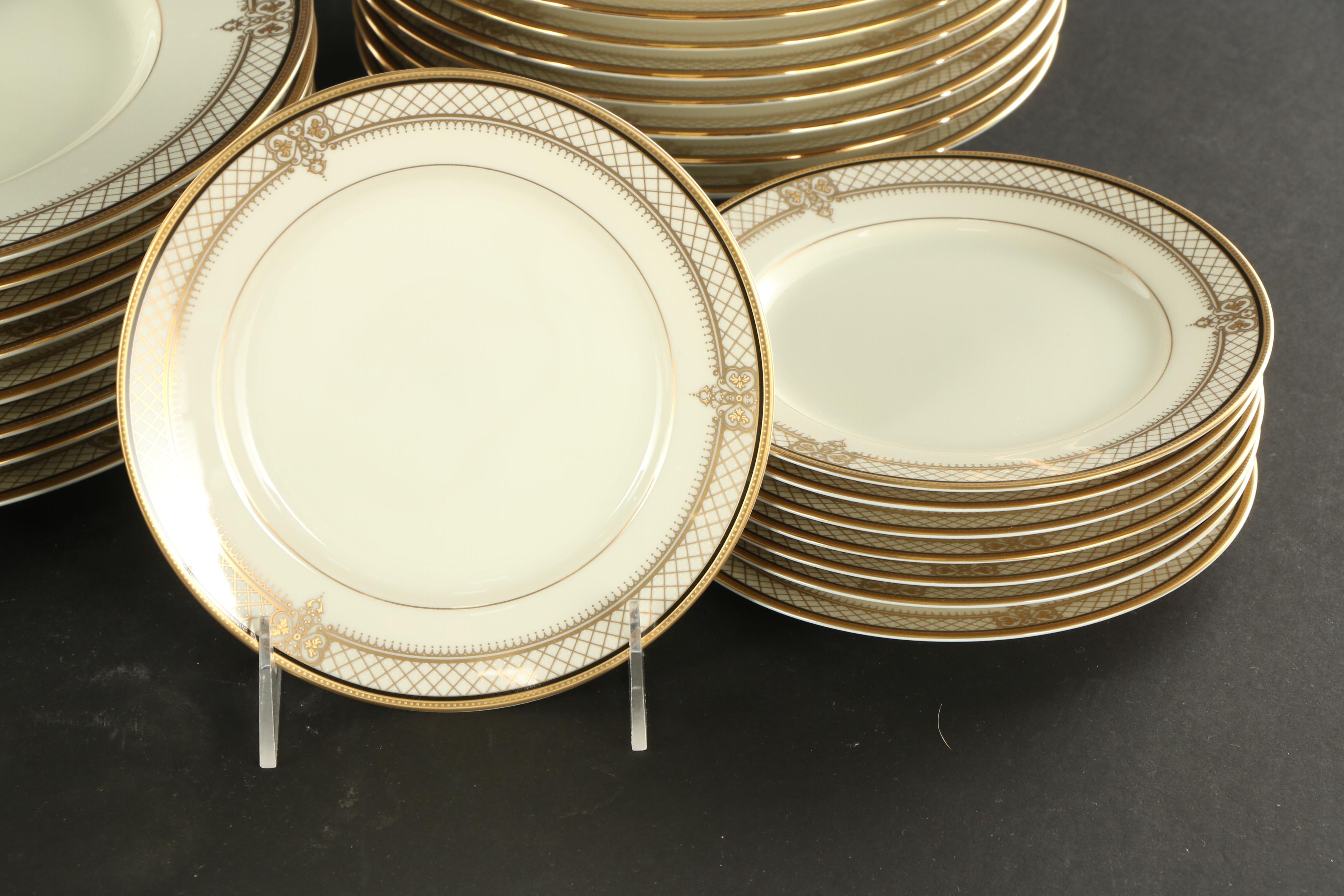 Mikasa "Regal Court" Porcelain Dinnerware and Flatware, Late 20th Century