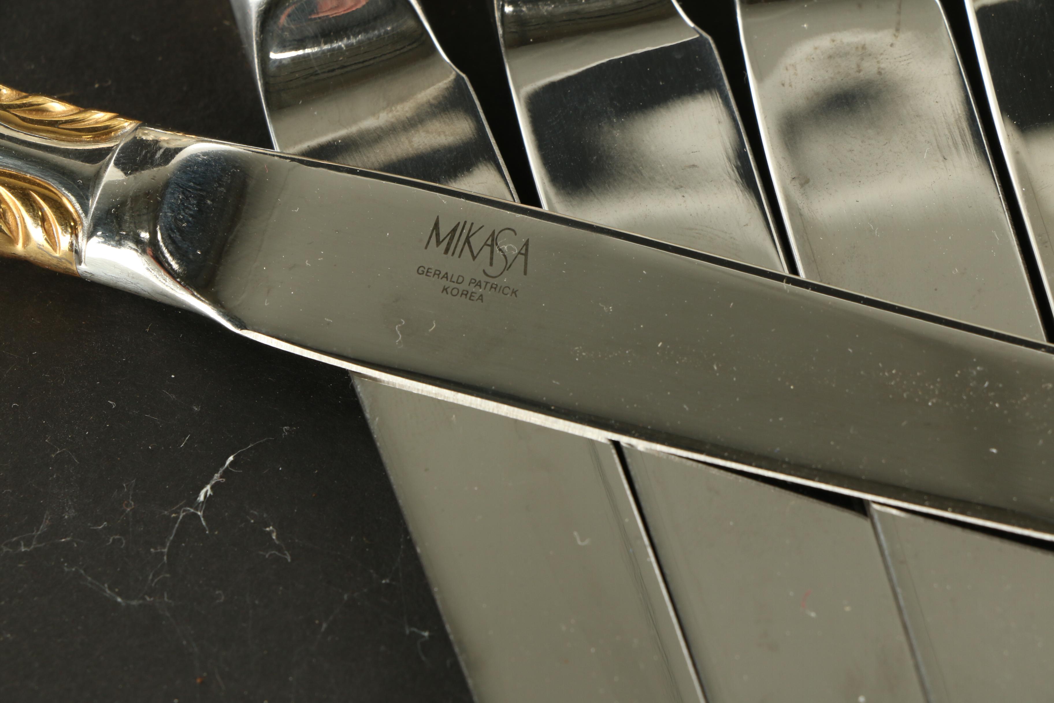 Mikasa "Regal Court" Porcelain Dinnerware and Flatware, Late 20th Century