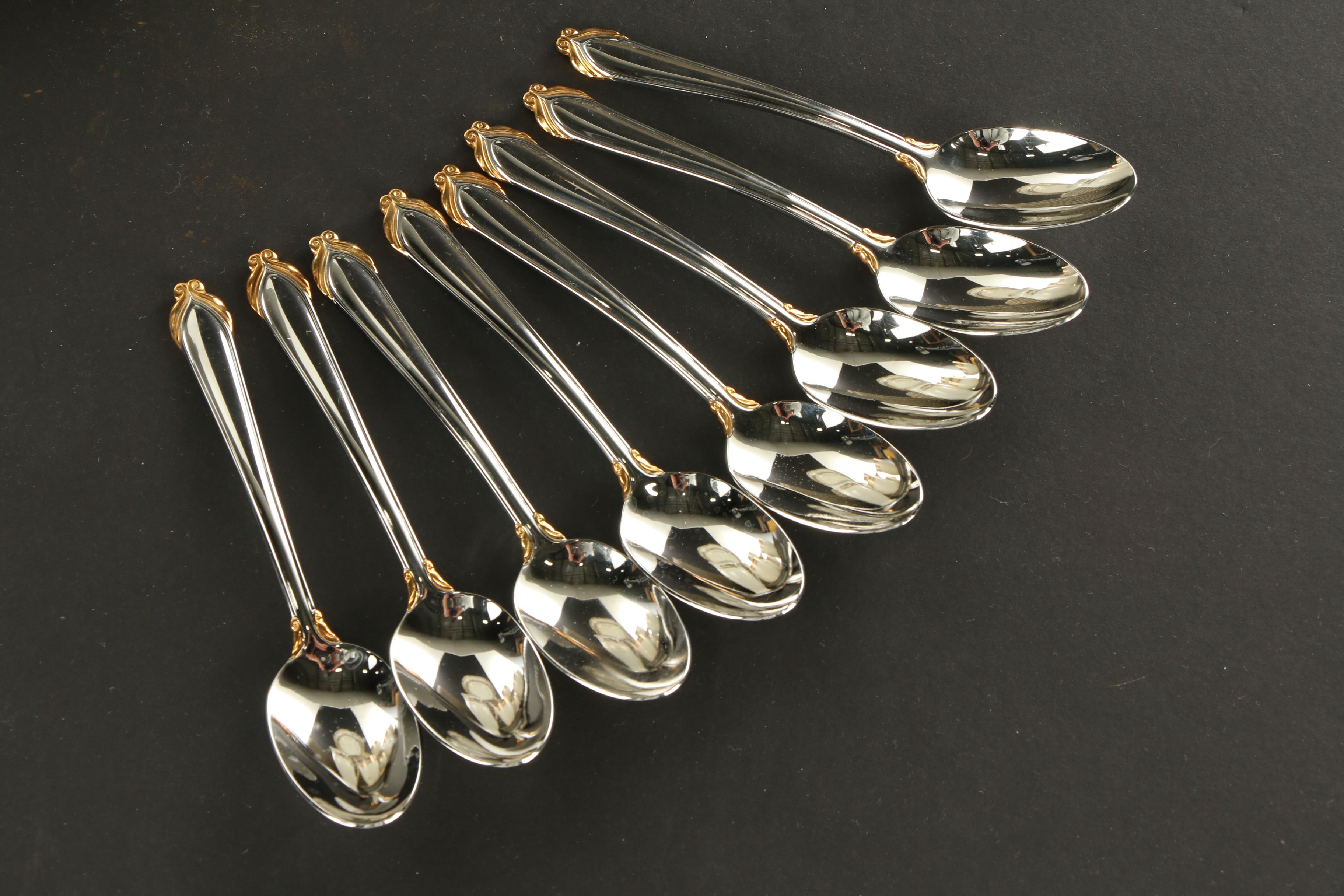 Mikasa "Regal Court" Porcelain Dinnerware and Flatware, Late 20th Century