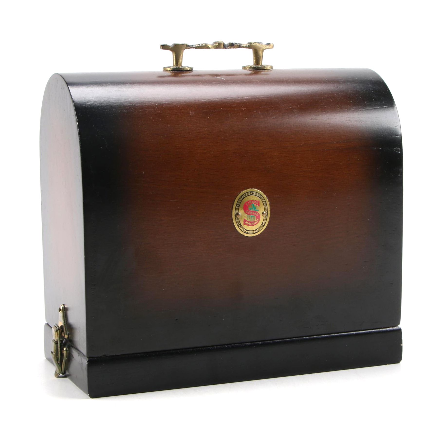 Singer Model 20 Portable Sewing Machine with Wood Case