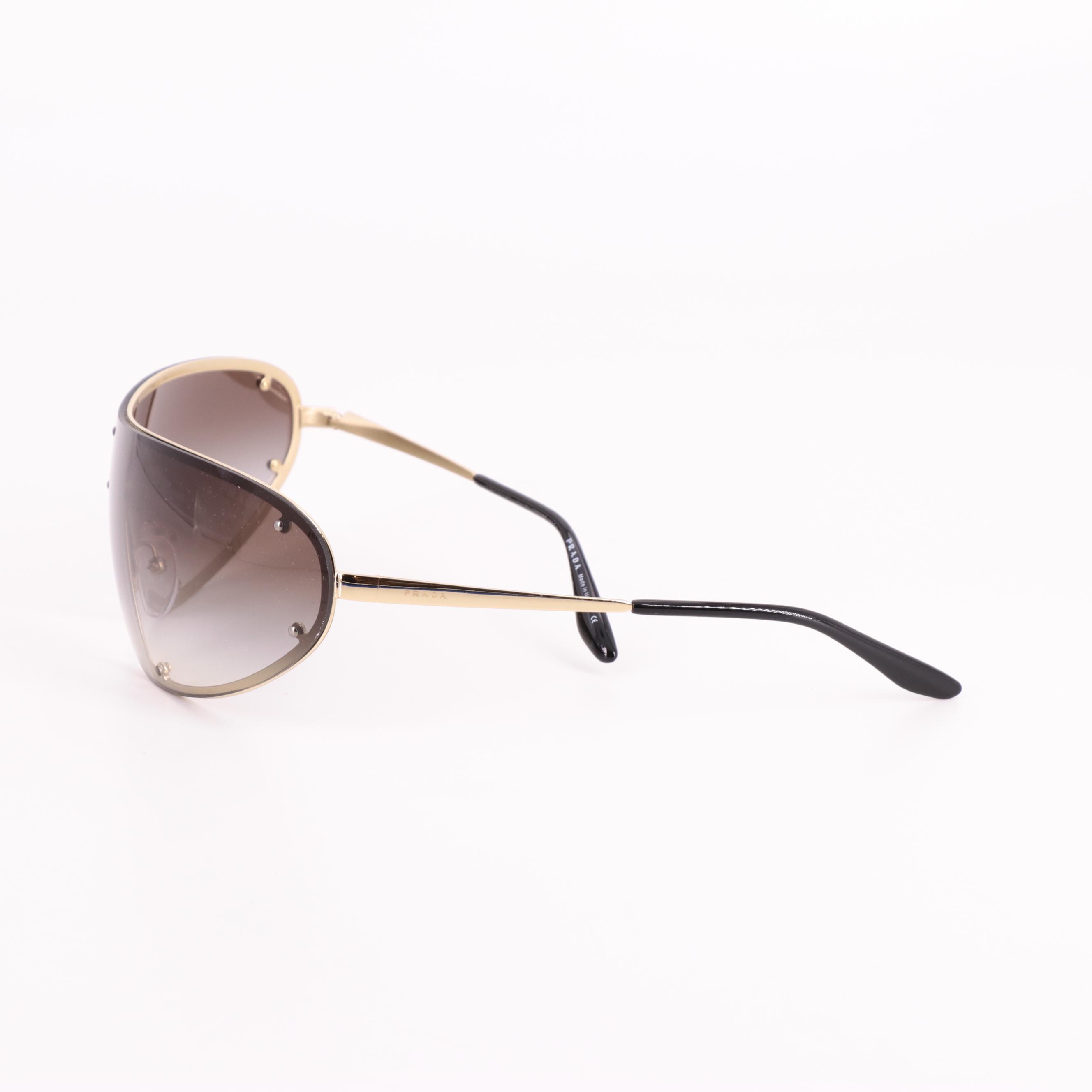 Prada Gradient Shield Sunglasses with Case