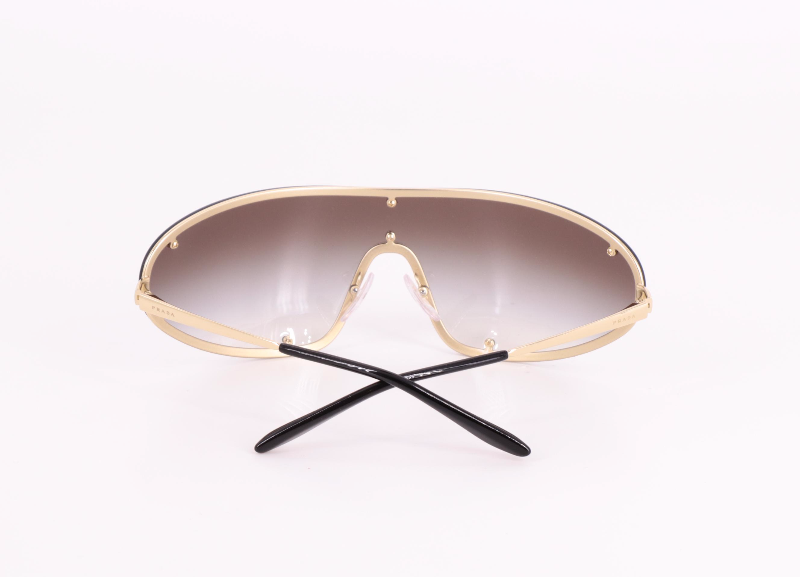 Prada Gradient Shield Sunglasses with Case