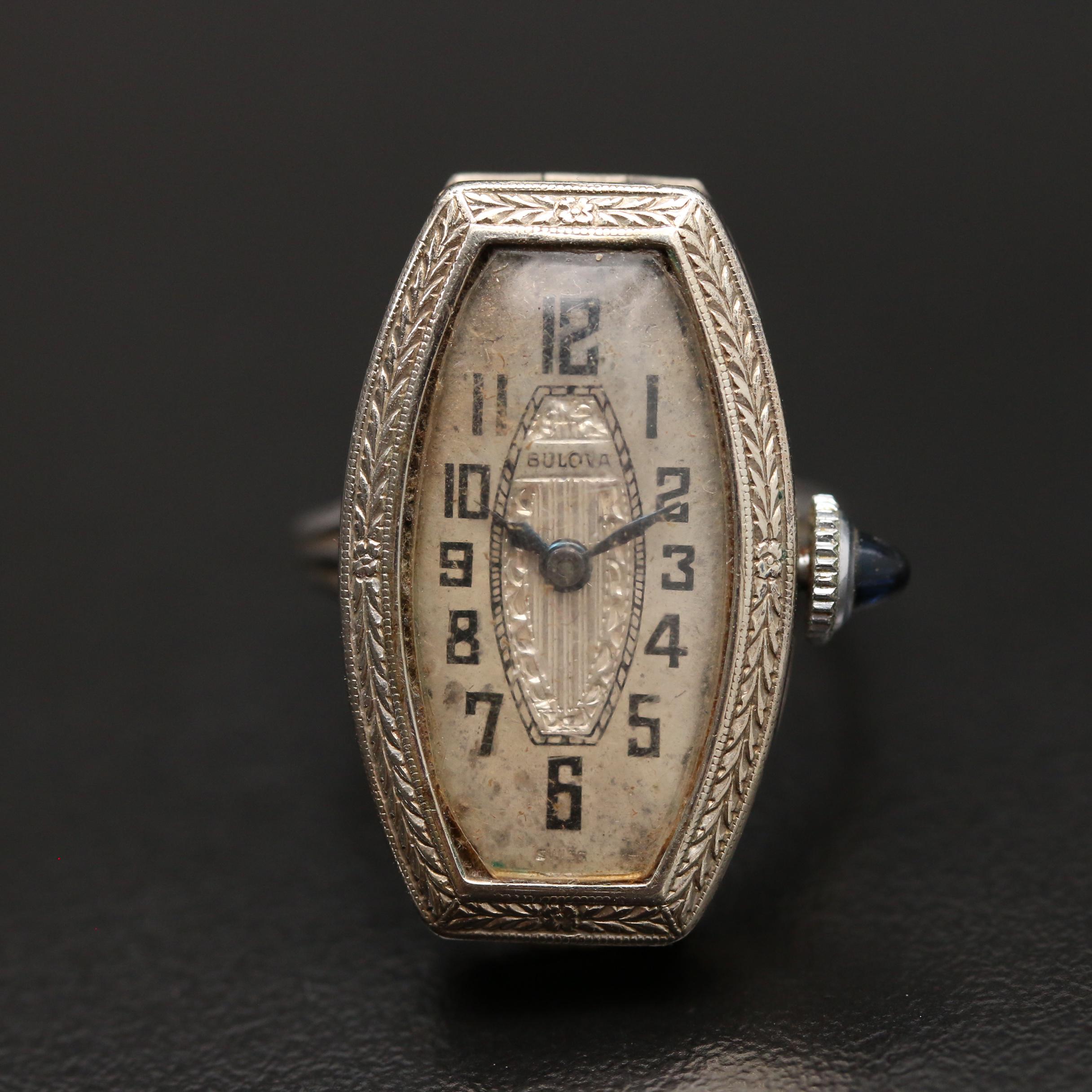 Unique Bulova Ring Watch