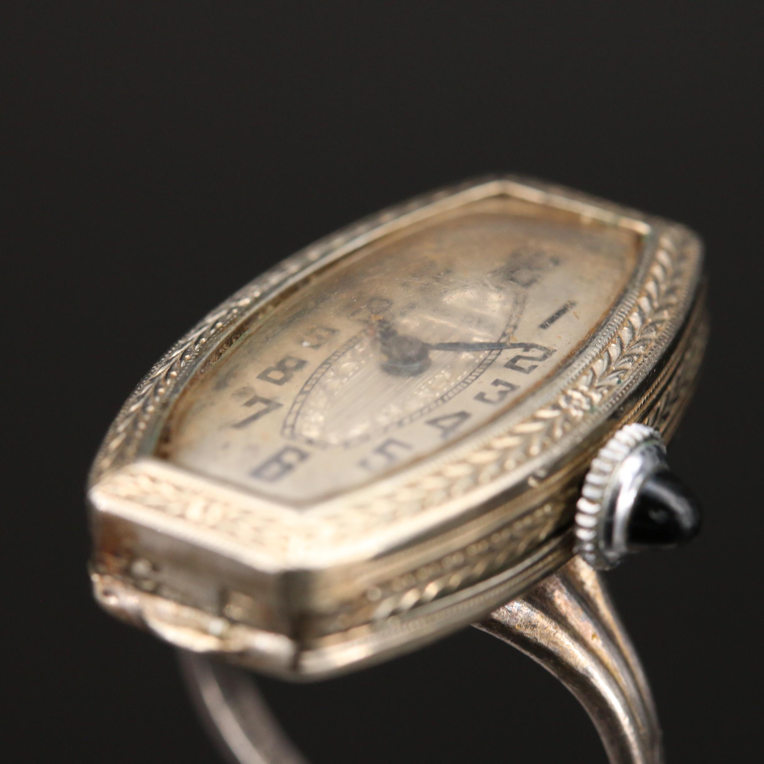 Unique Bulova Ring Watch