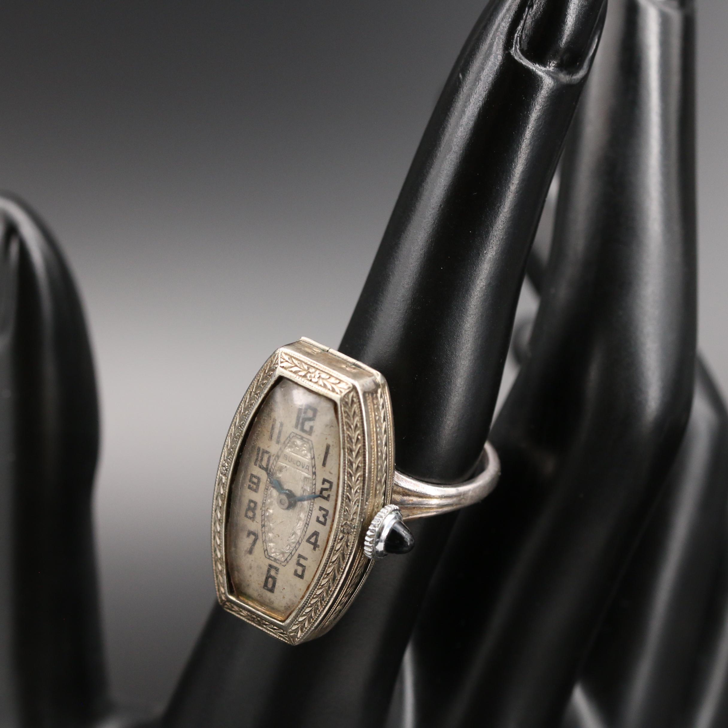 Unique Bulova Ring Watch