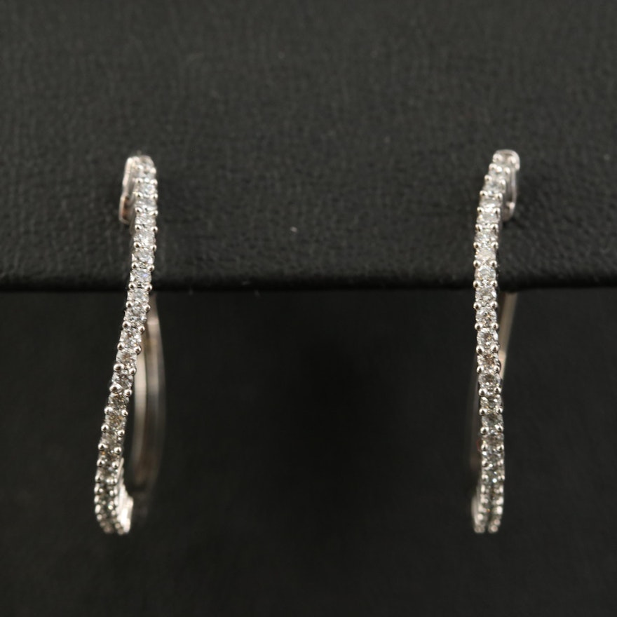 10K Diamond Hoops