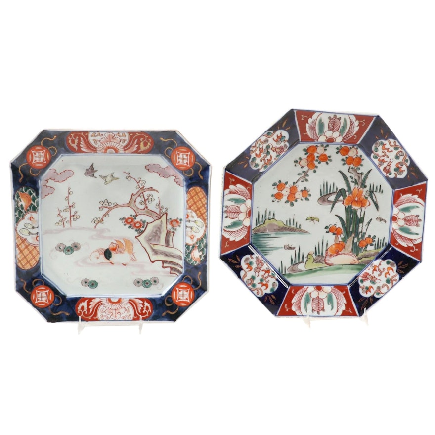 Japanese Imari Porcelain Chargers, Late 19th Century