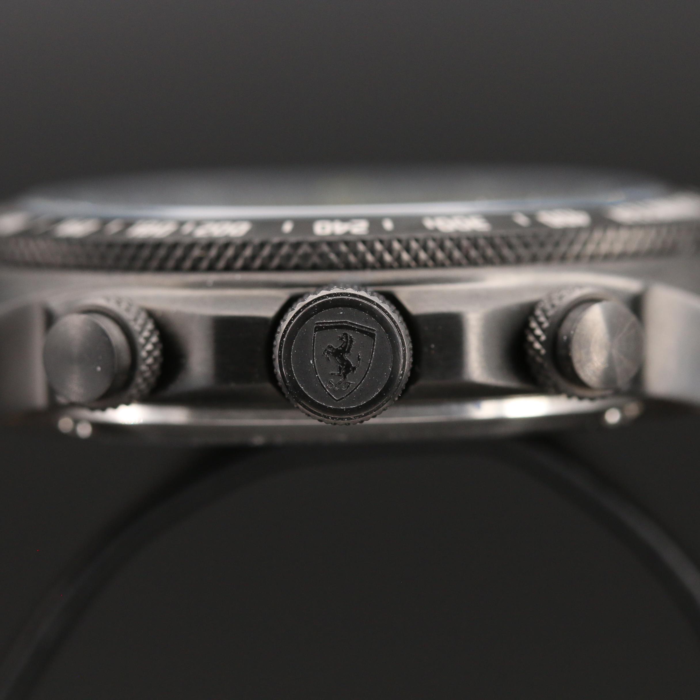 Scuderia Ferrari "Carbon Chrono" Stainless Steel Quartz Watch