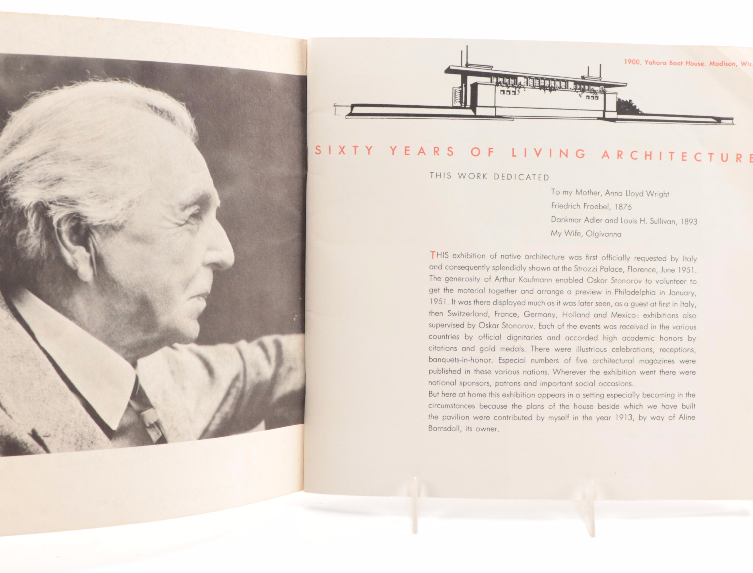 First Edition "The Natural House" by Frank Lloyd Wright and More