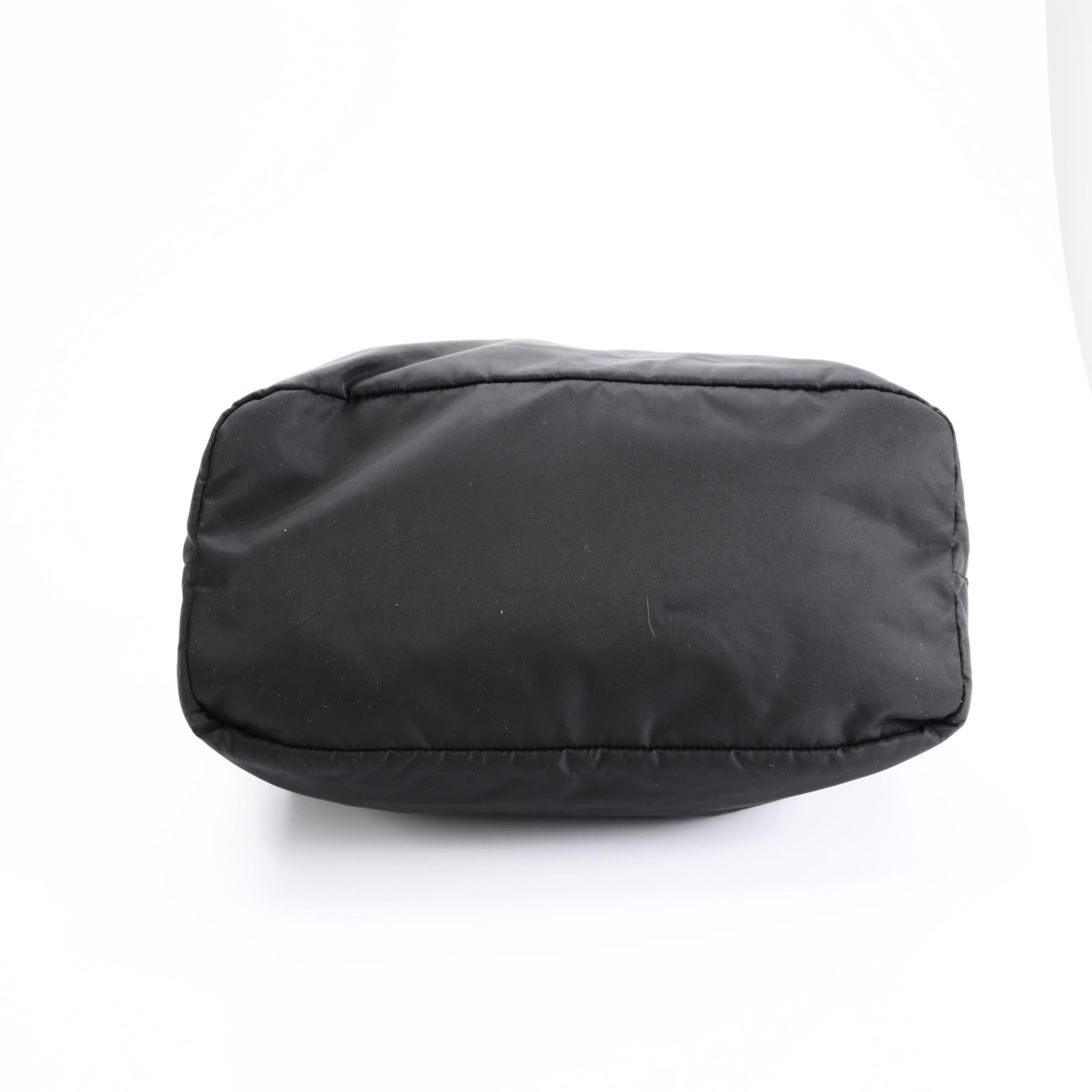 Prada Reversible Messenger Bag in Black and Navy Tessuto Nylon