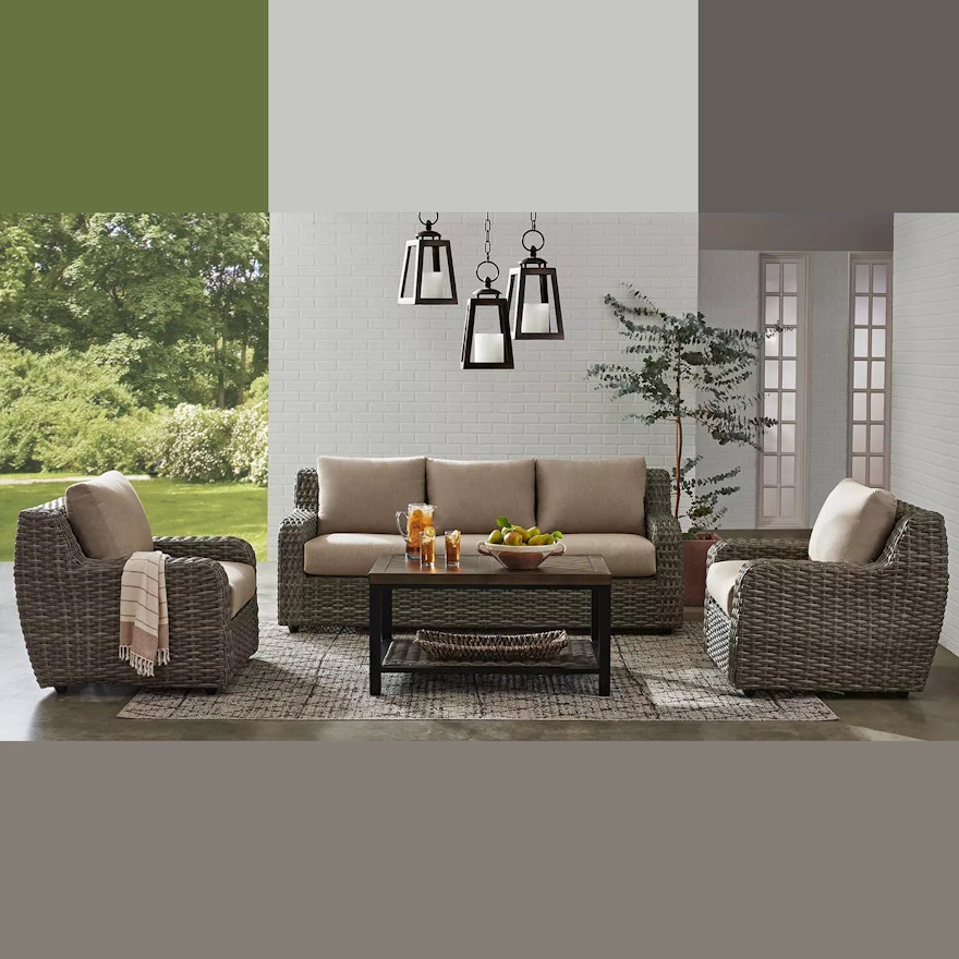 Member's Mark Athena 4-Piece Deep Seating Outdoor Patio Set