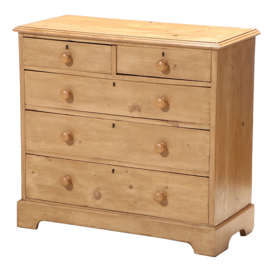 Pine Five-Drawer Chest