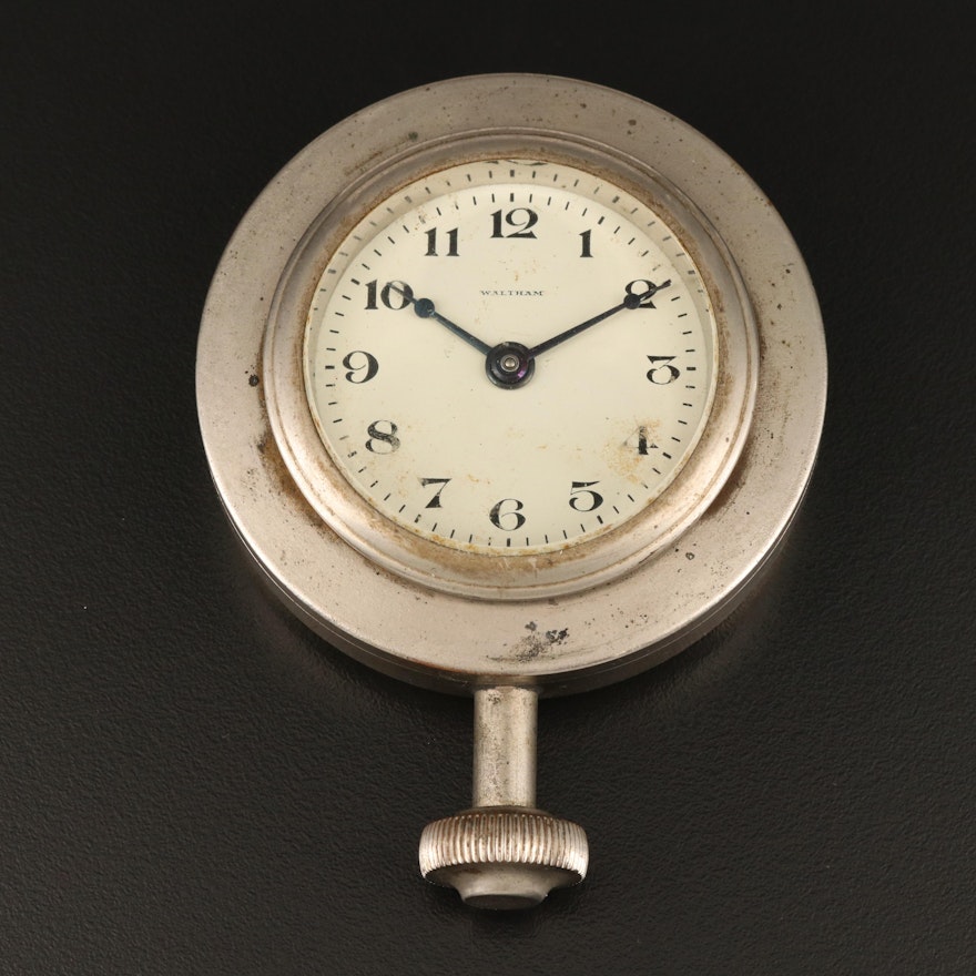 1926 Waltham 8 Day Automobile Clock