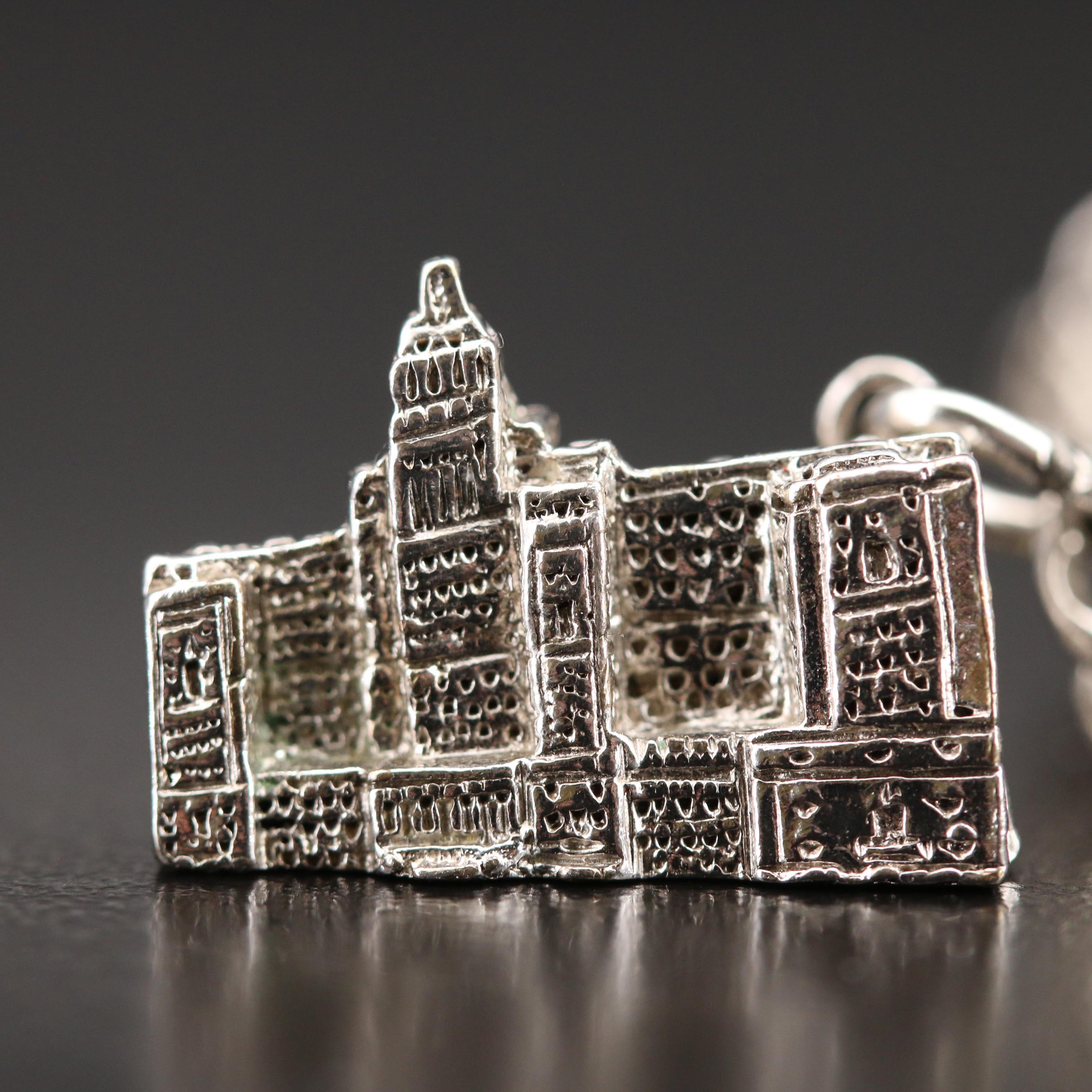 Vintage Sterling Silver Charm Bracelet