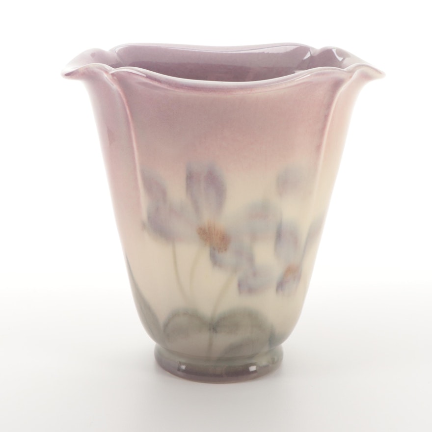 Kataro Shirayamadani Rookwood Pottery Floral Vase, 1946