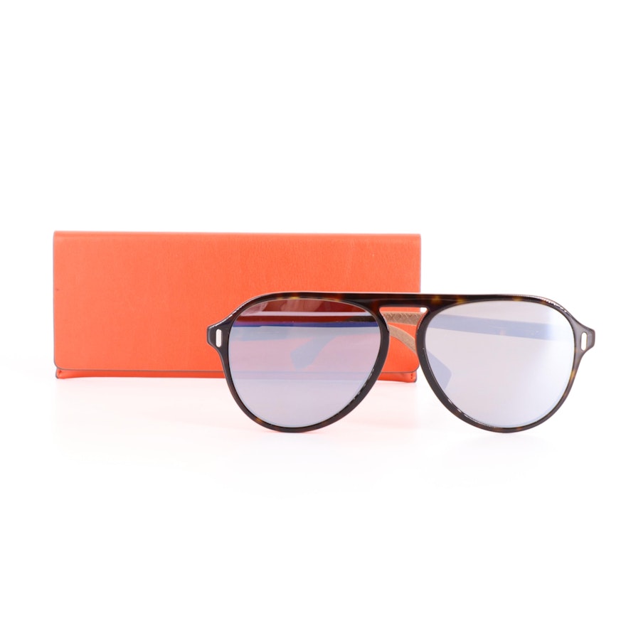 Fendi FFM0055 Pilot Sunglasses with Case