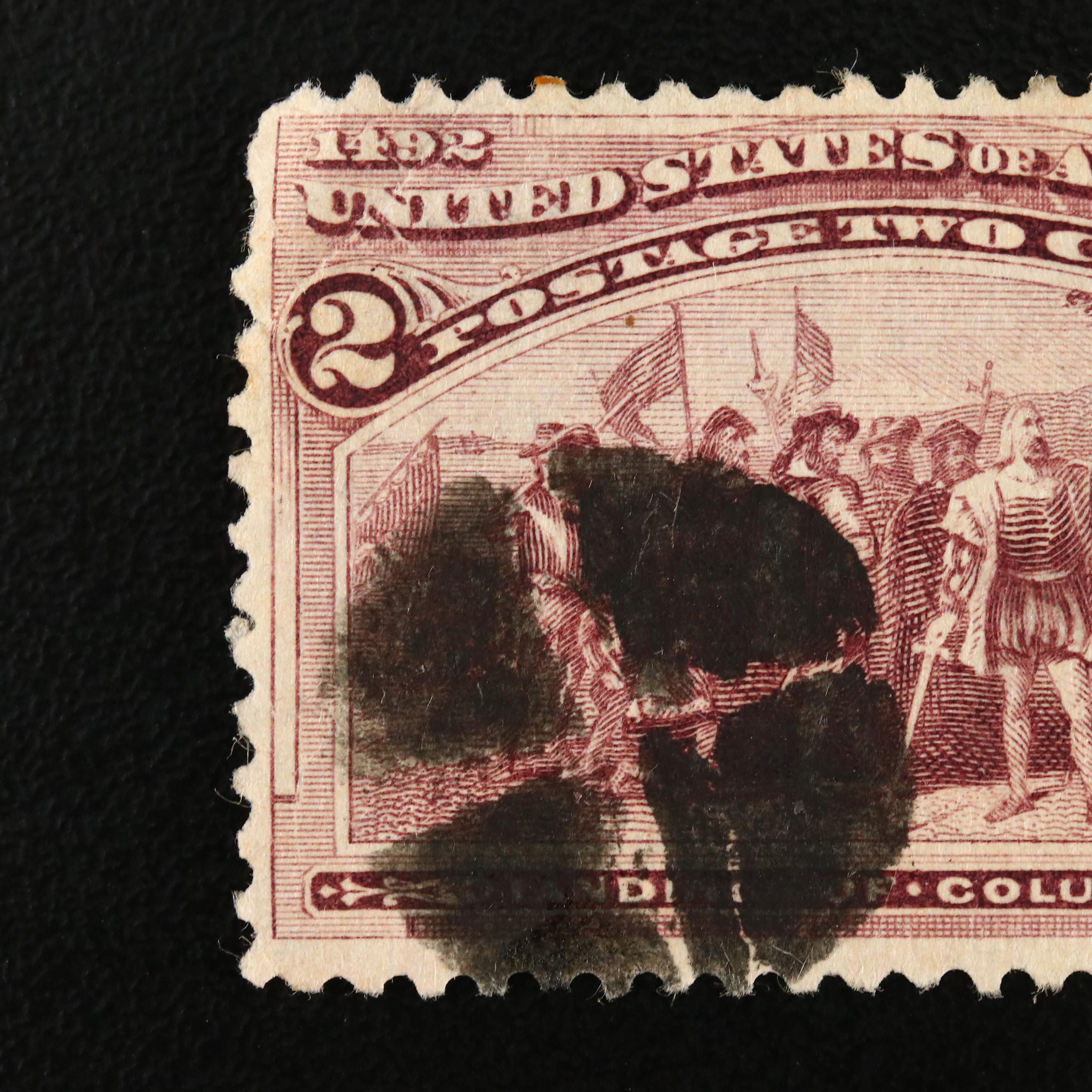 1892 Columbian Exposition "Broken Hat" 2-Cent Stamp