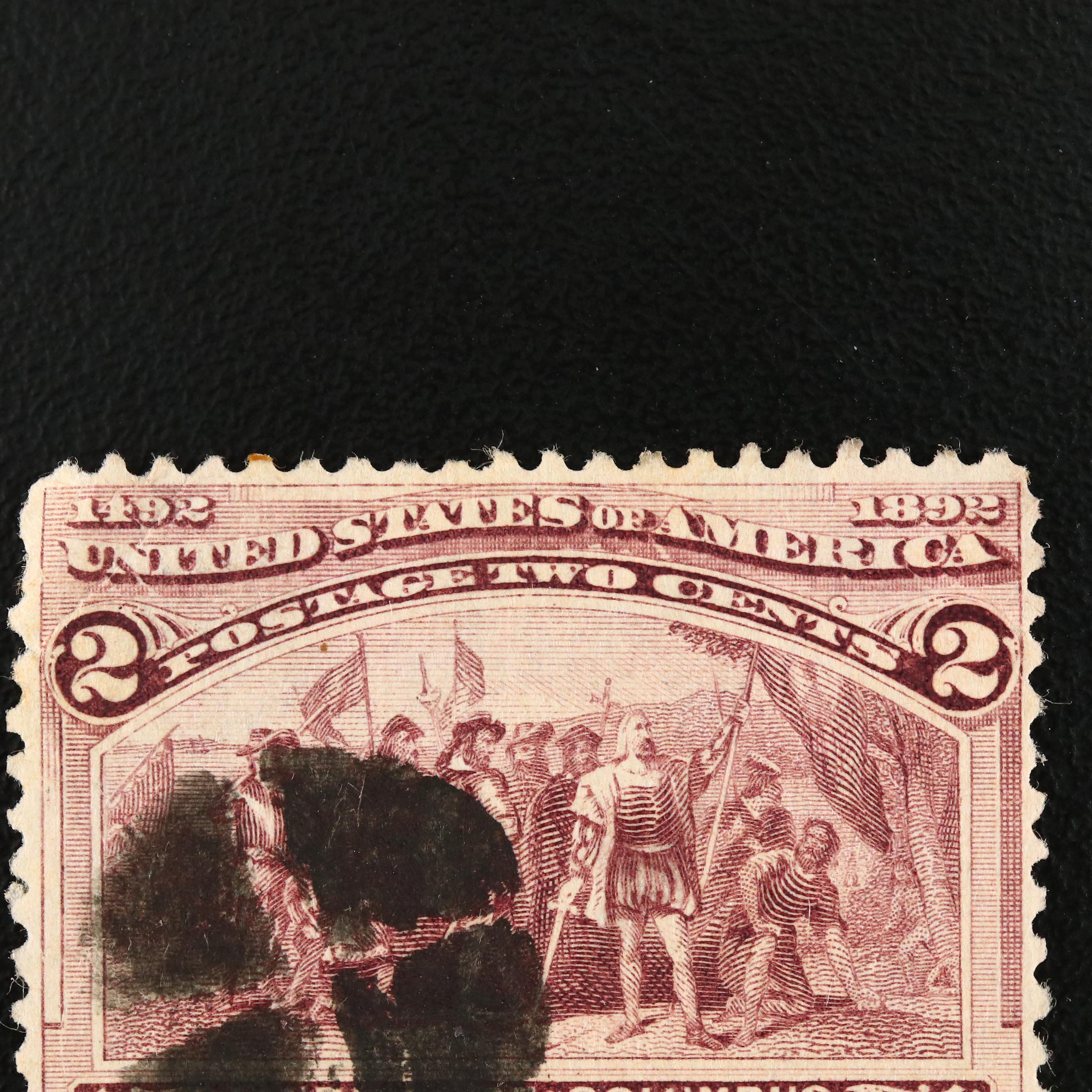 1892 Columbian Exposition "Broken Hat" 2-Cent Stamp