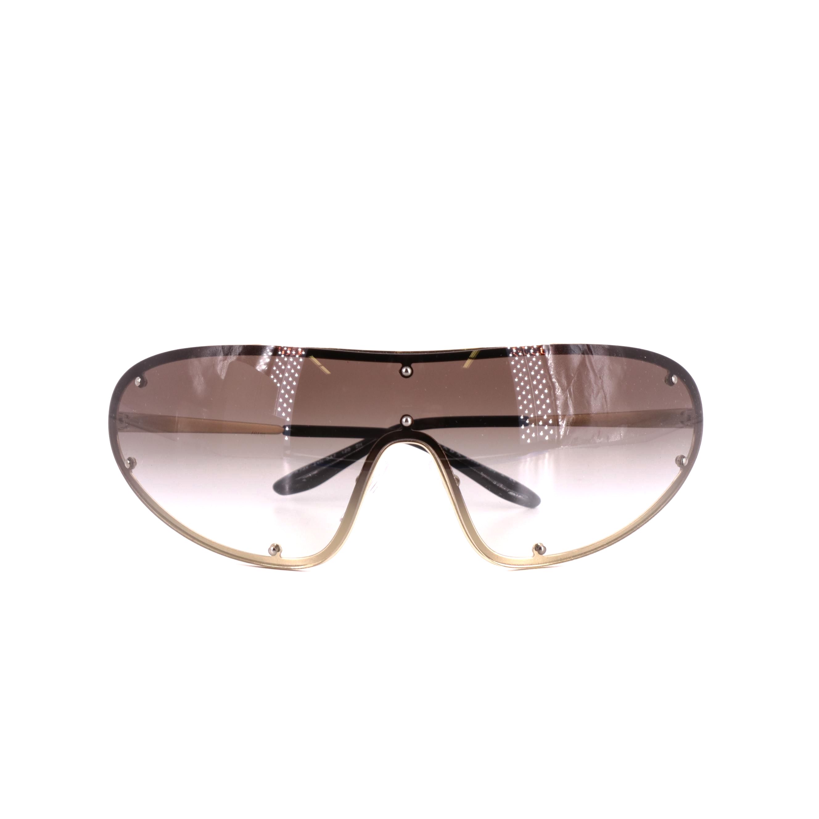 Prada Gradient Shield Sunglasses with Case