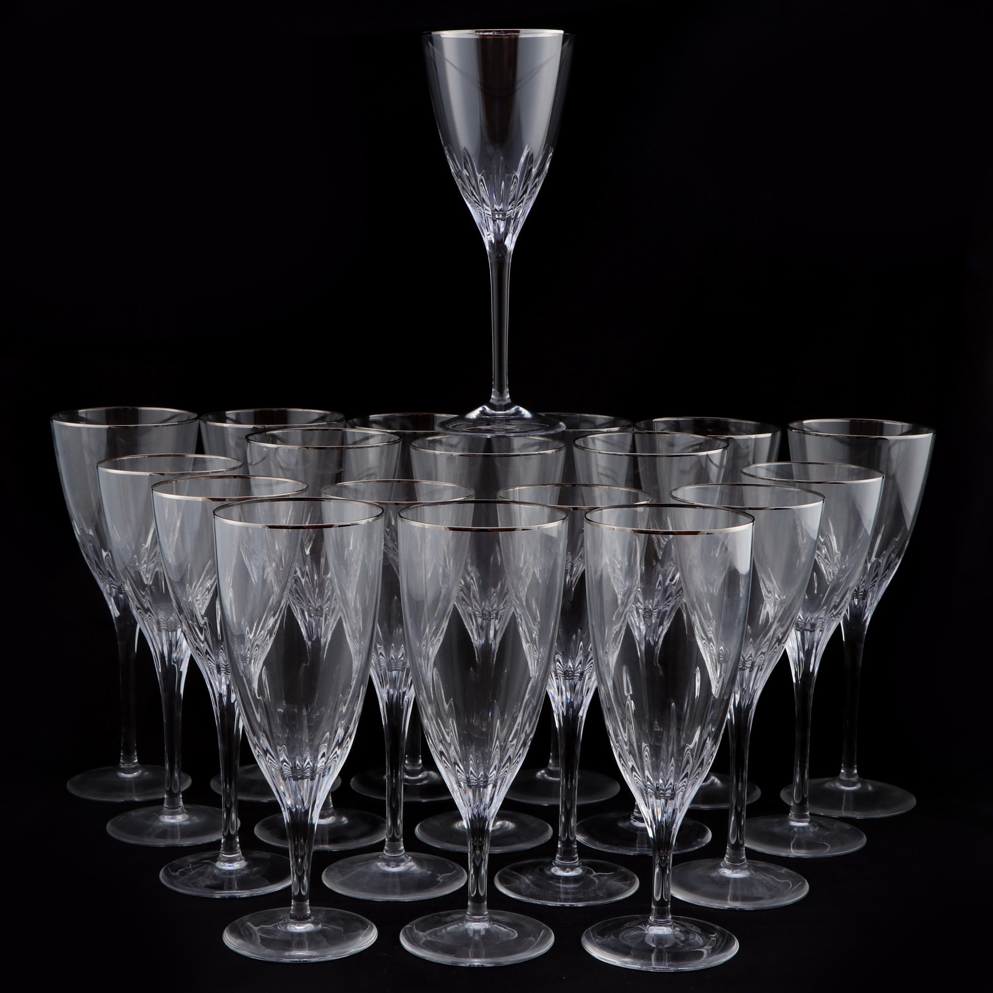 Marquis by Waterford "Claria Platinum" Crystal Stemware, 1999–2004