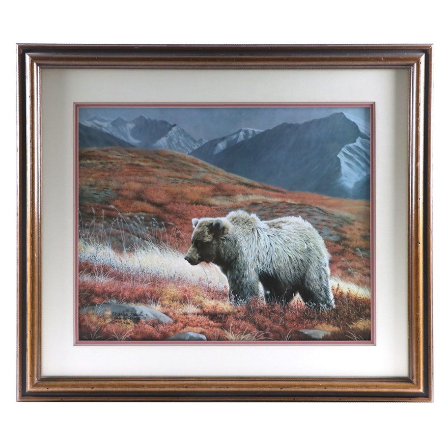 Charles Fracé Offset Lithograph "Alaskan Autumn"