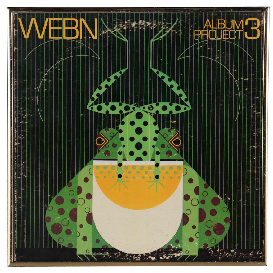 Offset Lithograph After Charley Harper "Webn Album Project 3," Late 20th Century