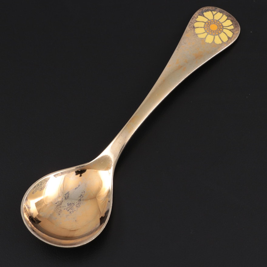 Georg Jensen "Corn Marigold" Sterling Silver Annual Spoon, 1973