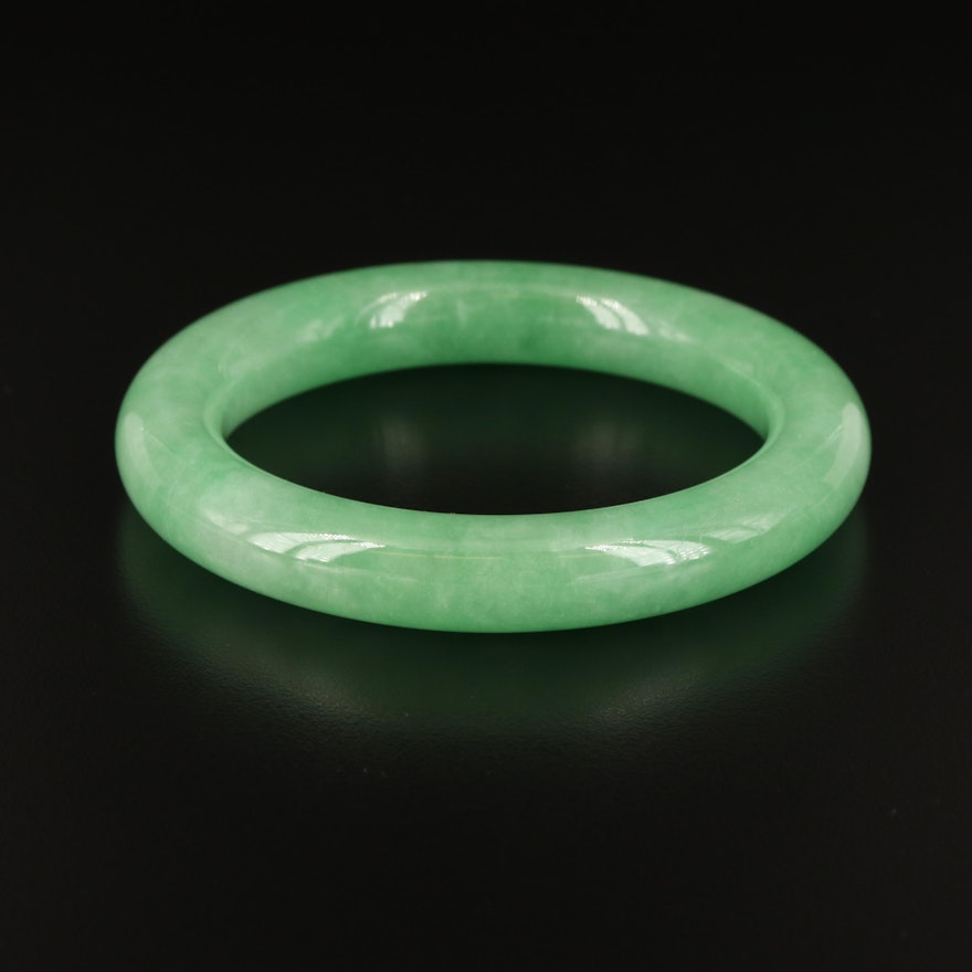 Jadeite Hololith Bangle