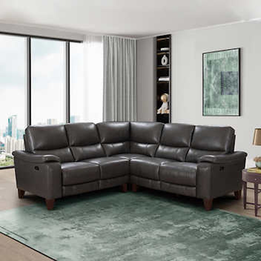 Northridge "Rizzo Heights" Leather Power Reclining Sectional