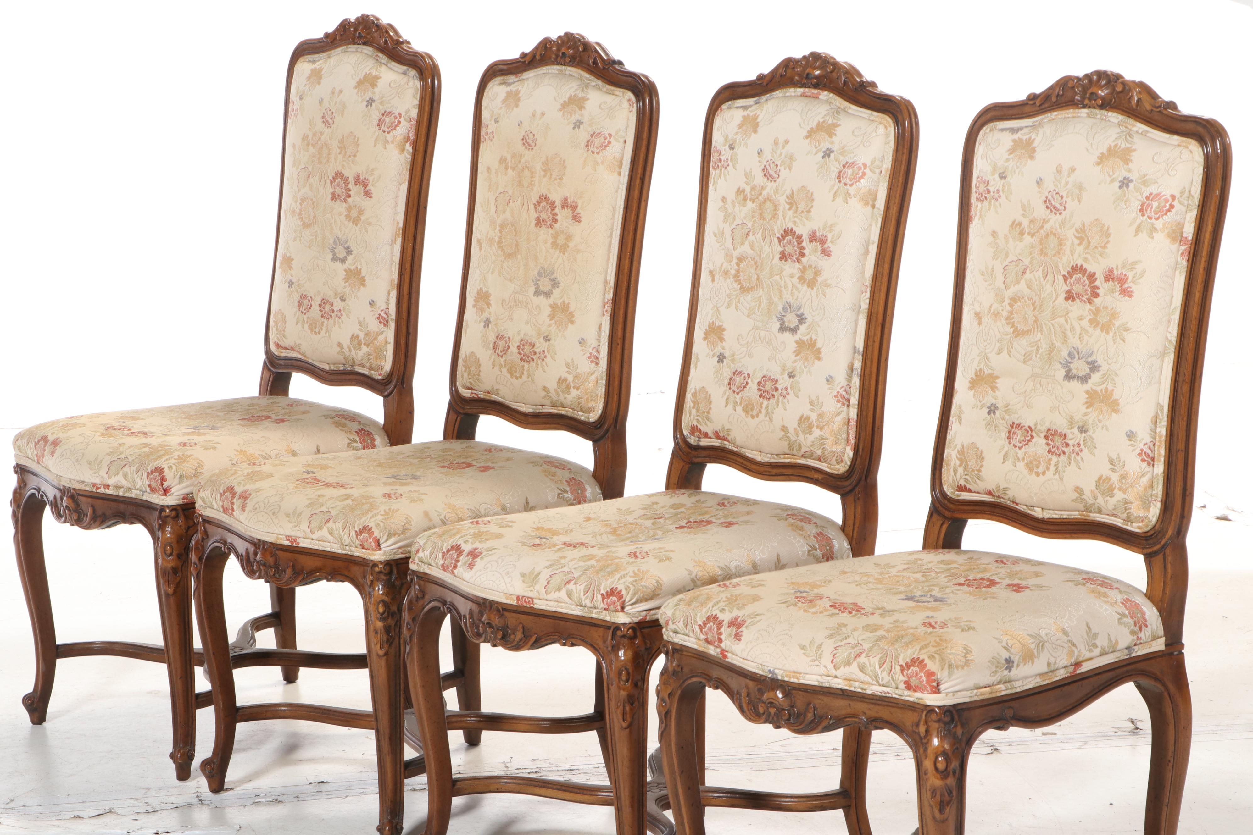 Six John Widdicomb Co. Louis XV-Style Beech Dining Chairs