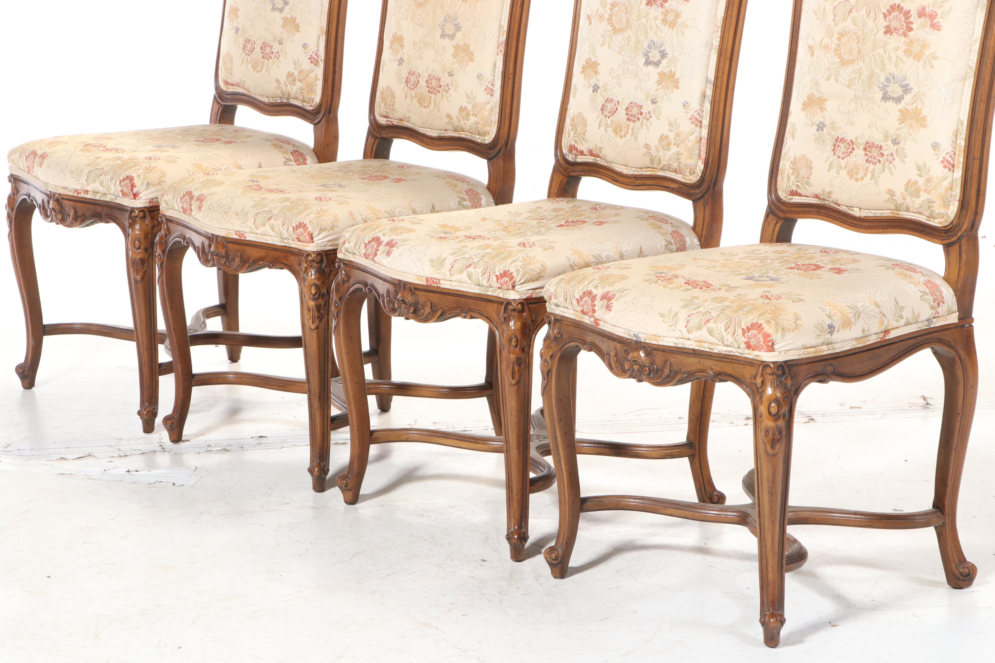Six John Widdicomb Co. Louis XV-Style Beech Dining Chairs