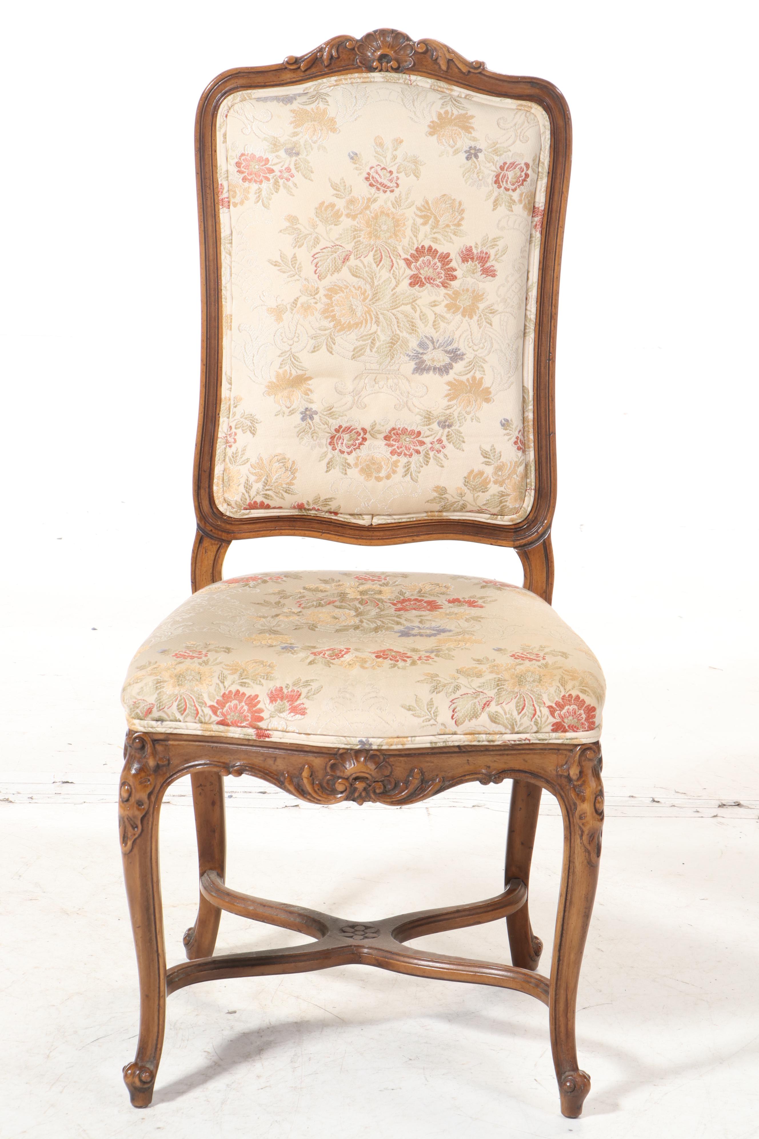 Six John Widdicomb Co. Louis XV-Style Beech Dining Chairs