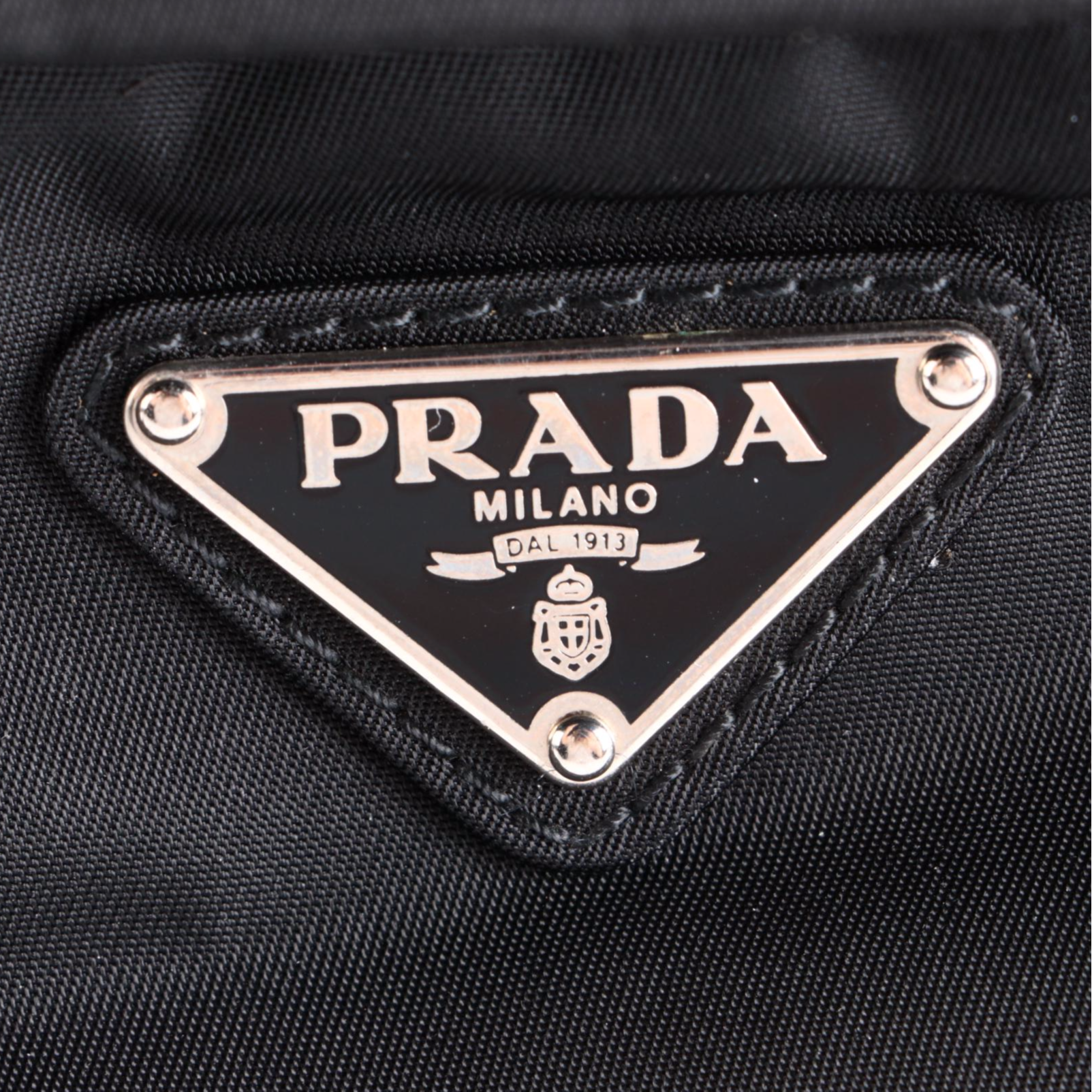 Prada Belt Bag in Black Tessuto Nylon