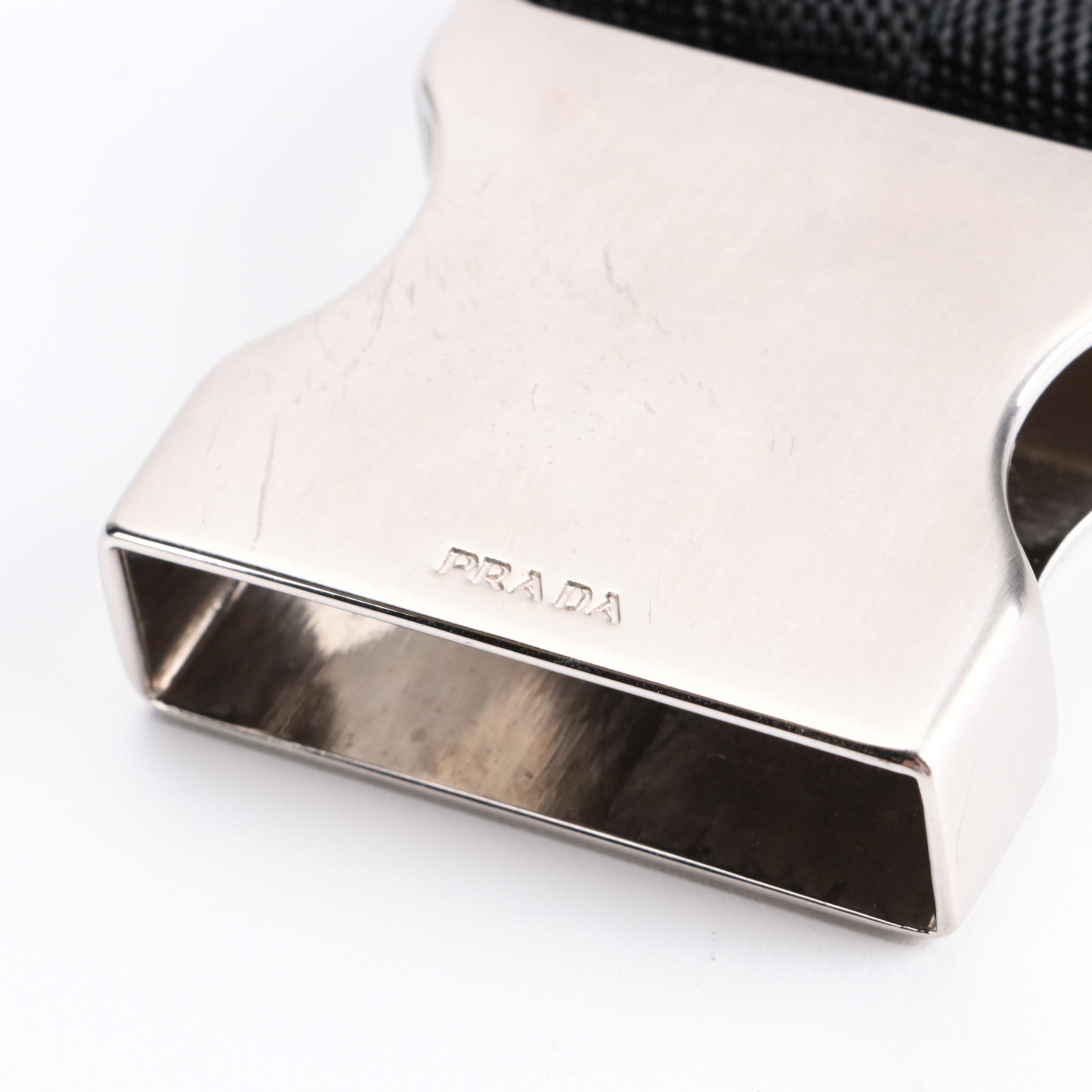 Prada Belt Bag in Black Tessuto Nylon