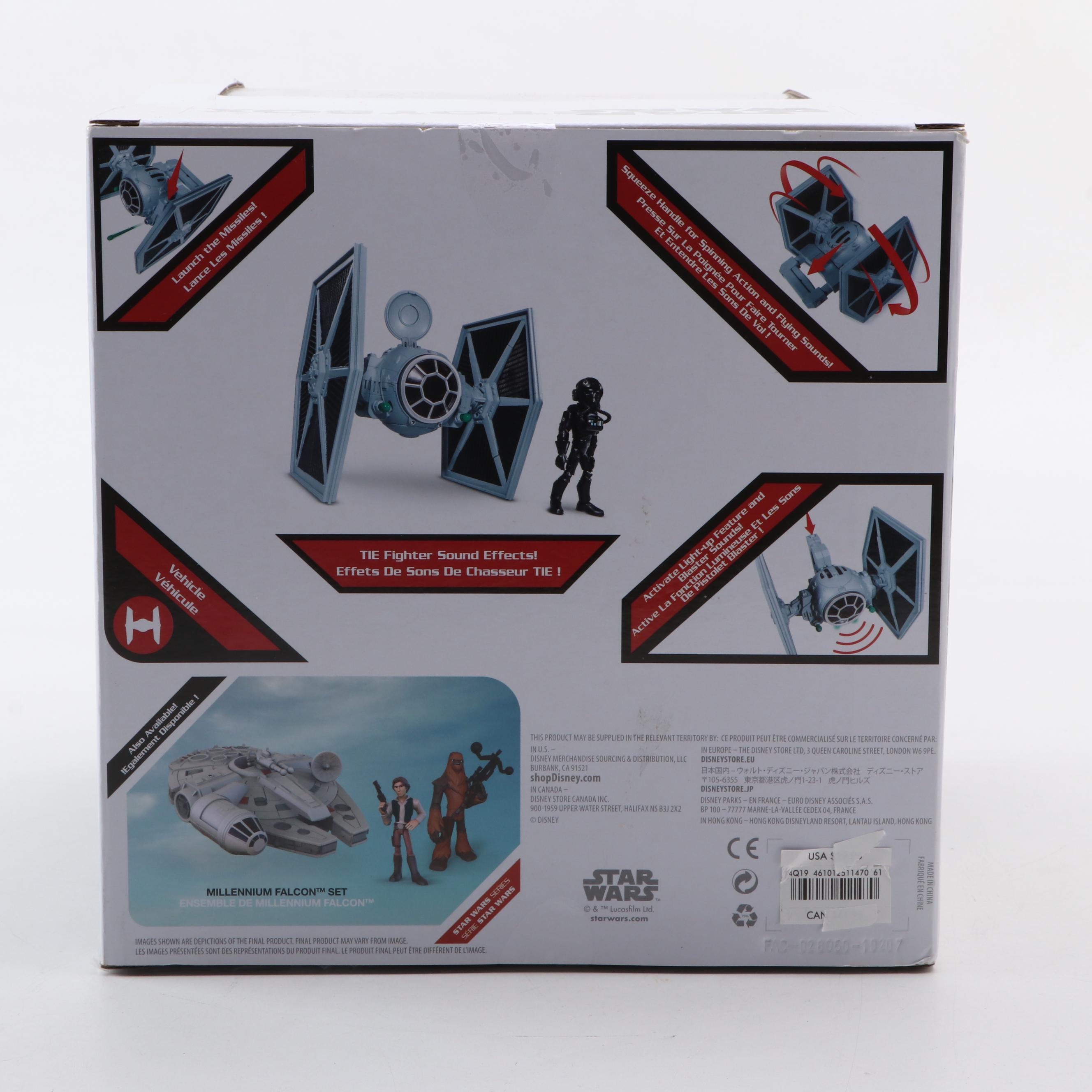 Walt Disney's Star Wars Toybox TIE Fighter and Pilot Set