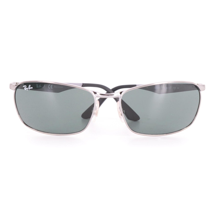 Ray-Ban RB3534 Metal Man Sunglasses with Case and Box