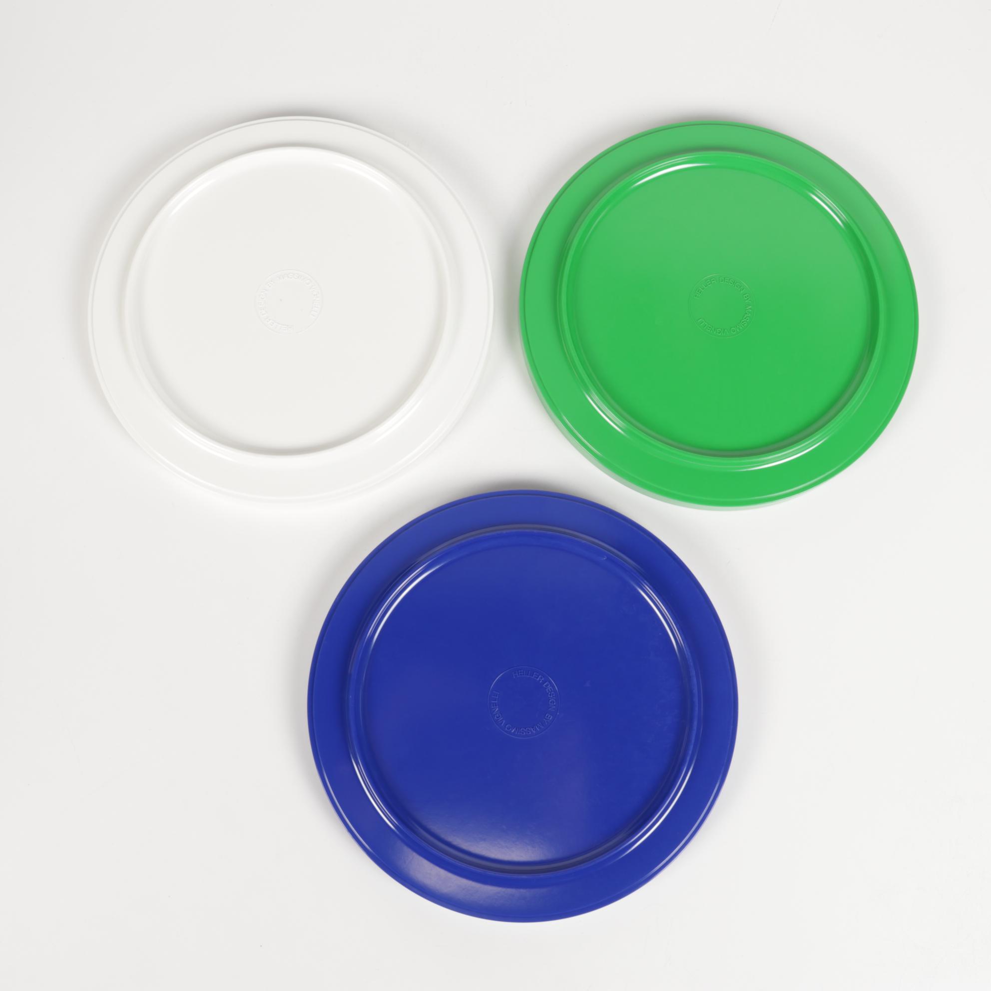 Massimo Vignelli for Heller Plastic Dinnerware, Mid-20th Century