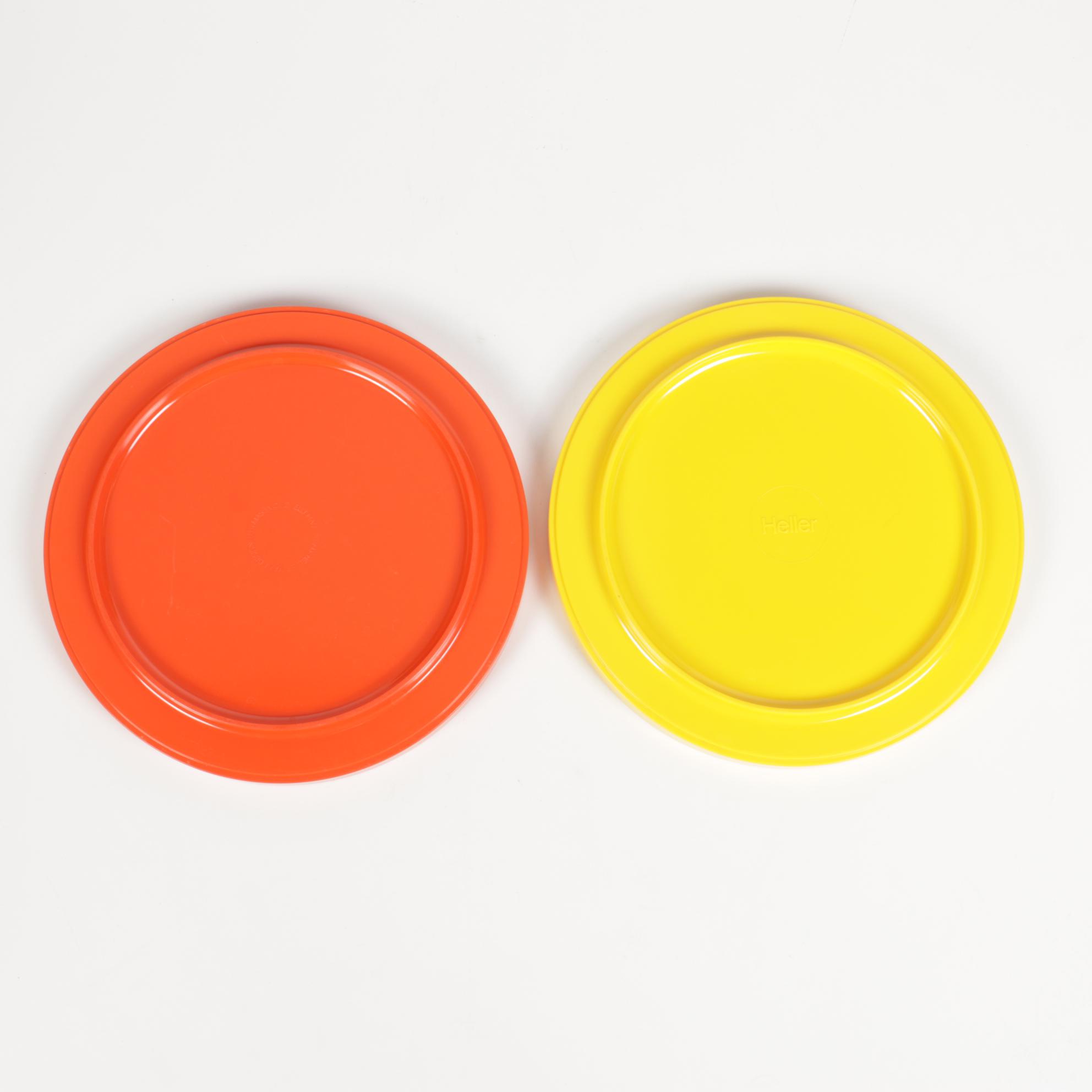 Massimo Vignelli for Heller Plastic Dinnerware, Mid-20th Century