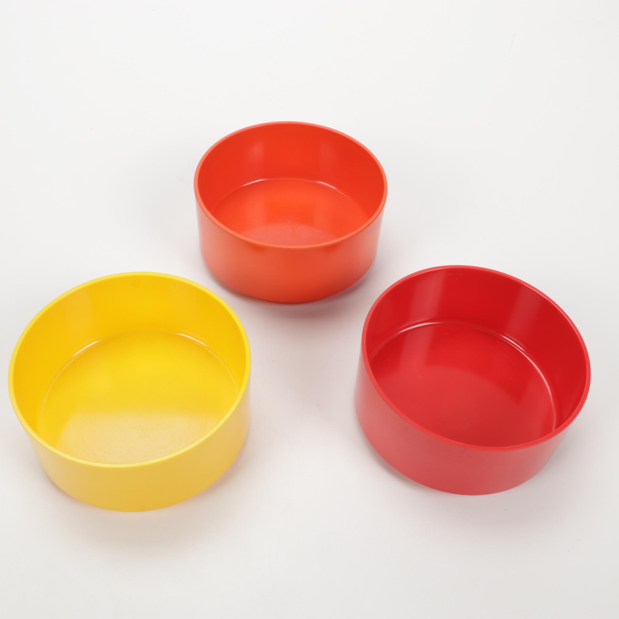 Massimo Vignelli for Heller Plastic Dinnerware, Mid-20th Century