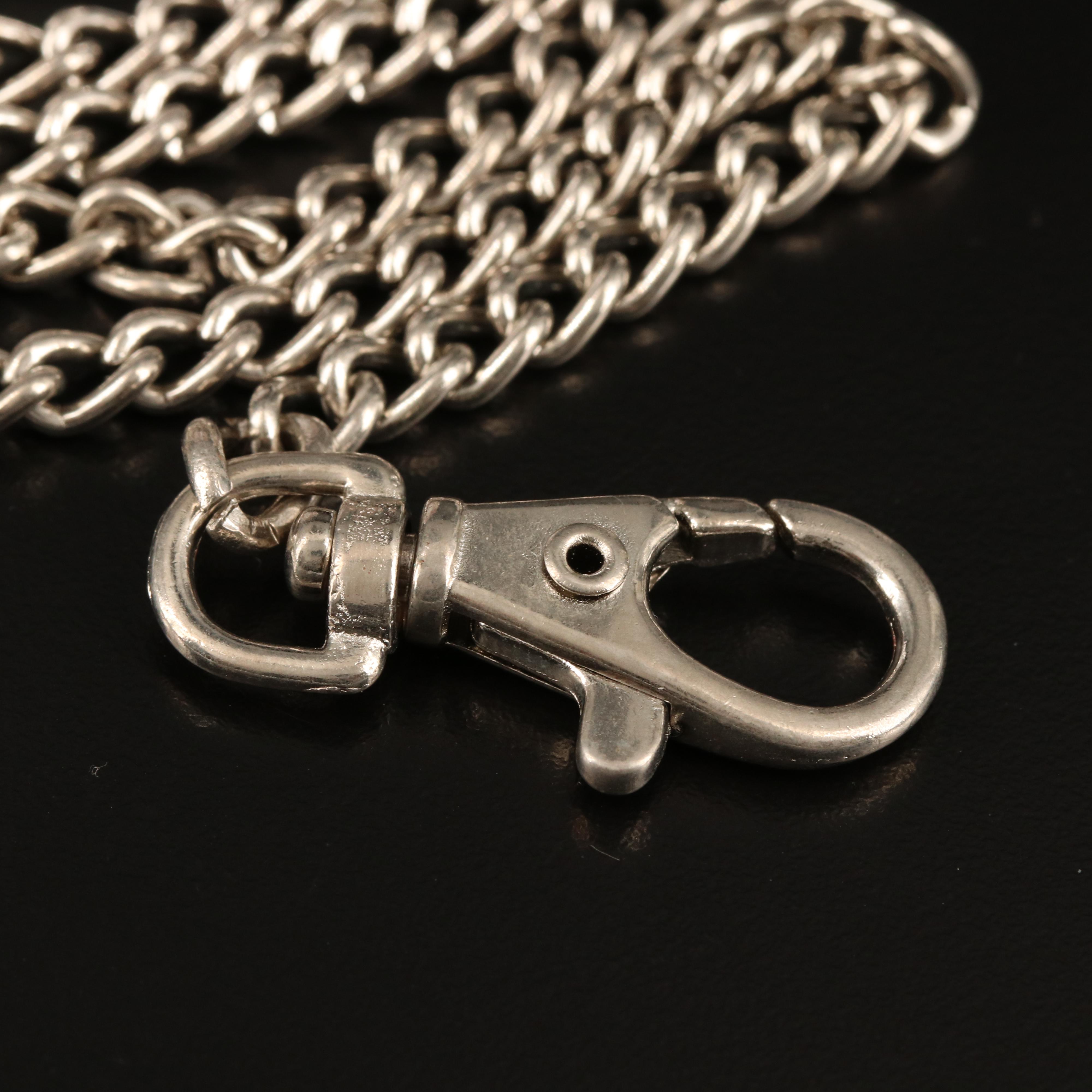 Swiss Army Stainless Steel Quartz Open Face Pocket Watch