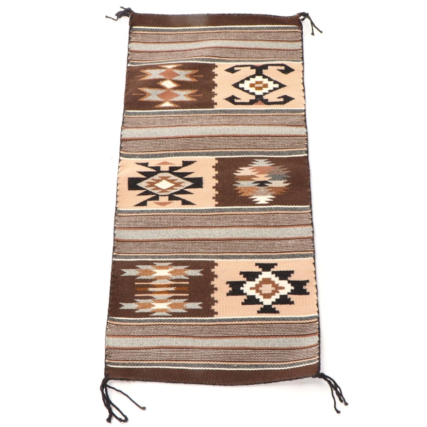 1'3 x 2'7 Handwoven Navajo Accent Rug