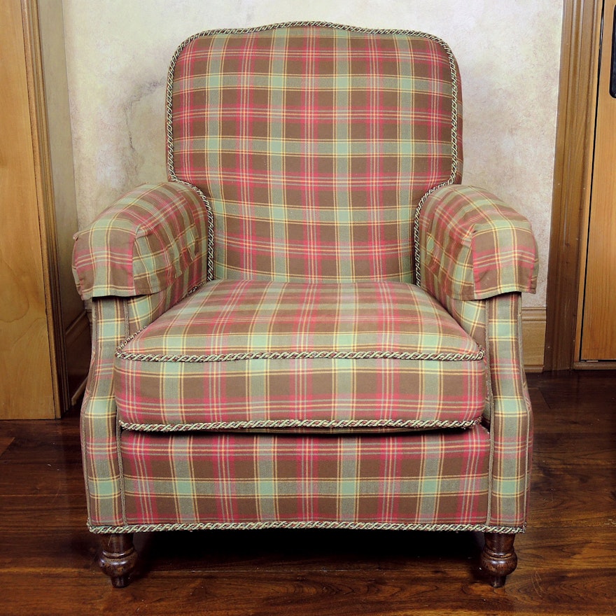 Wesley Hall Upholstered Armchair, Contemporary