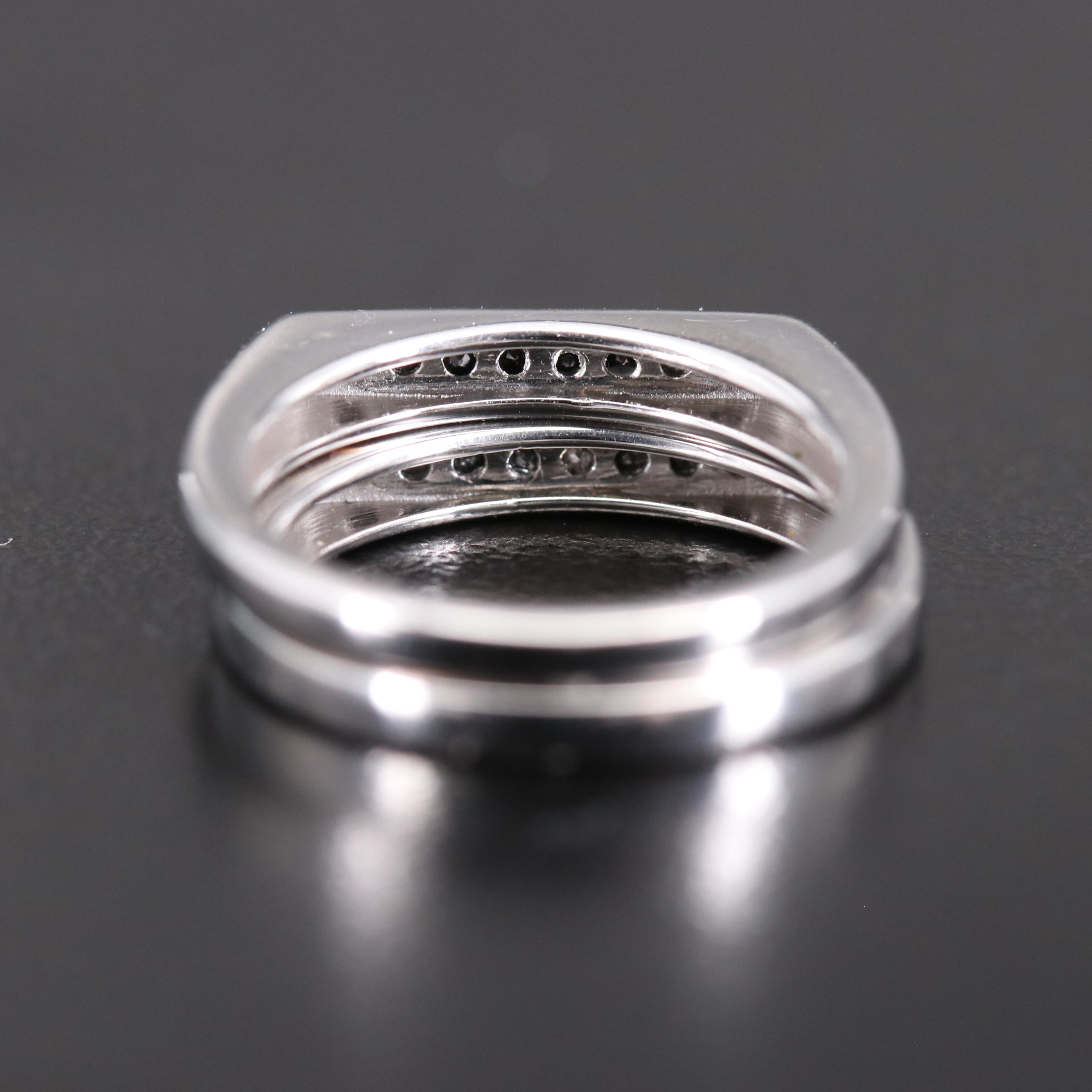 Sterling Silver Diamond Rings