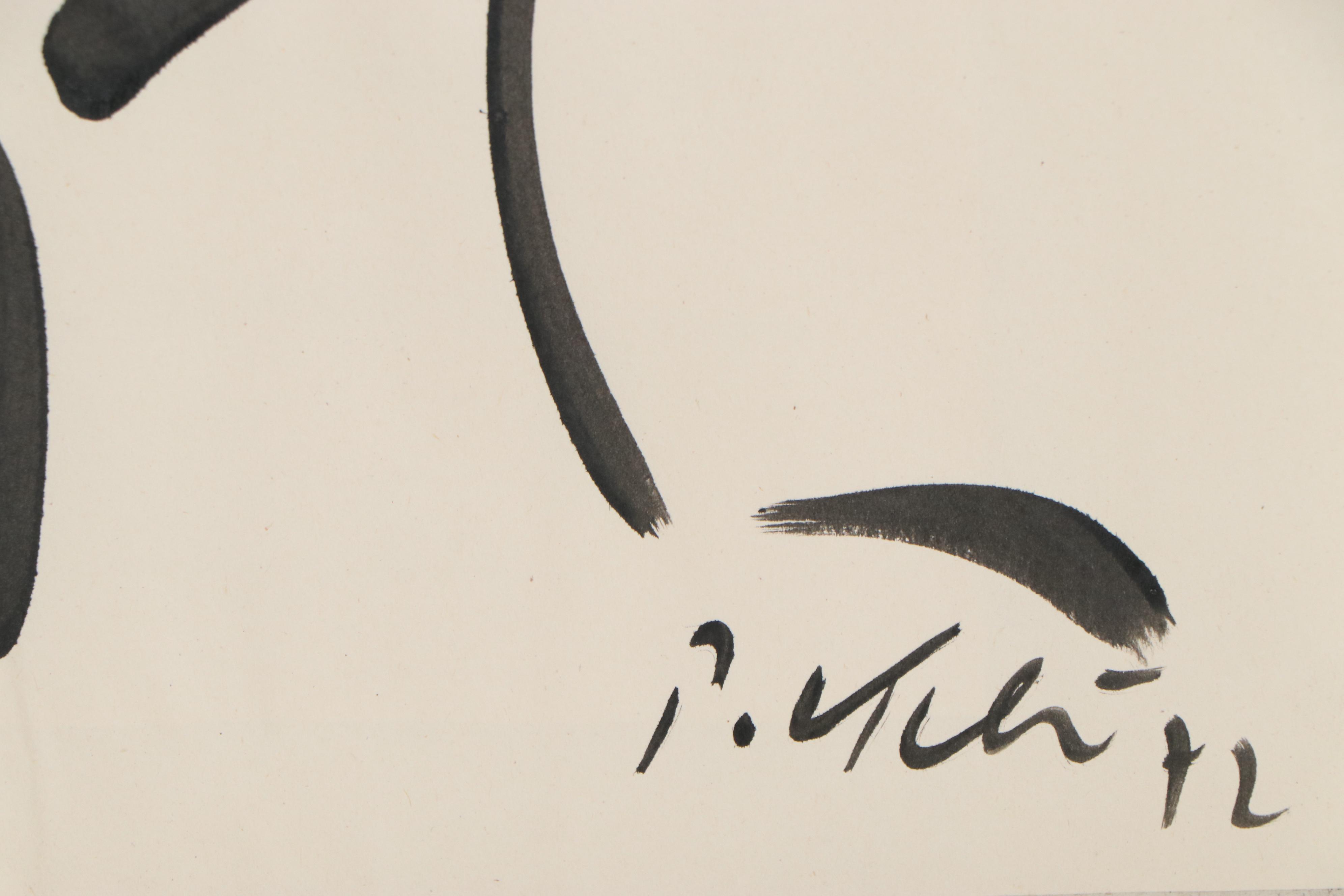 Peter Keil Acrylic Painting "Spanish Lady," 1972